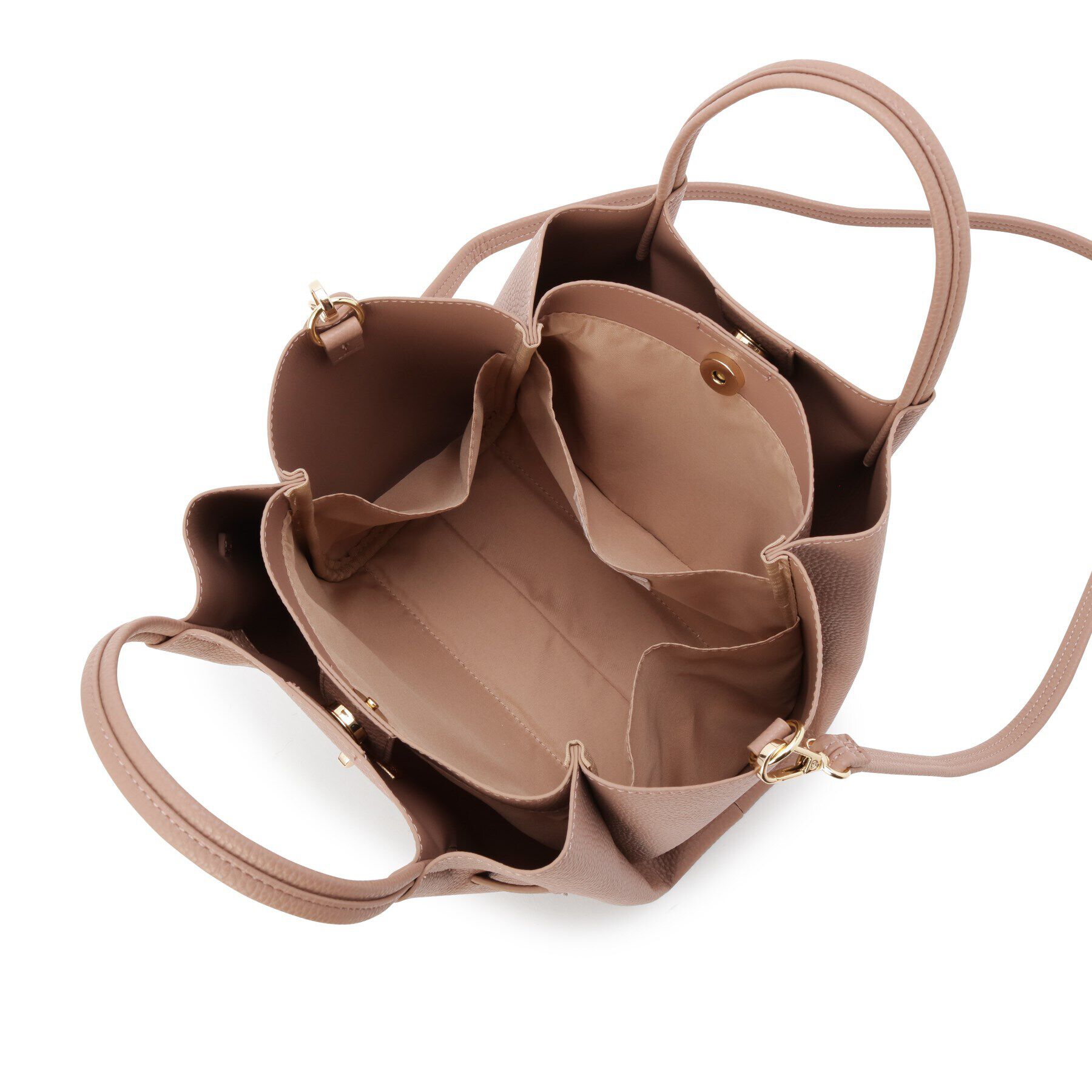 OPAQUE.CLIP「【軽量／2WAY／通勤対応】フロントベルトデザインミドルトートバッグ」|トートバッグ|