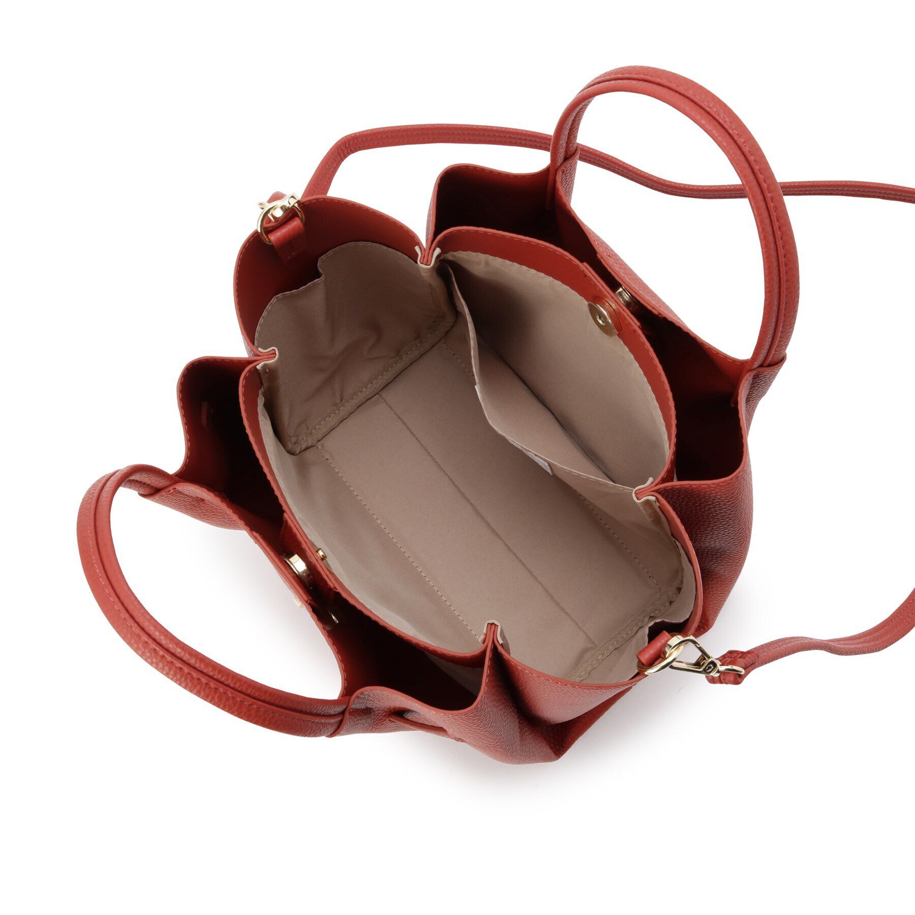 OPAQUE.CLIP「【軽量／2WAY／通勤対応】フロントベルトデザインミドルトートバッグ」|トートバッグ|