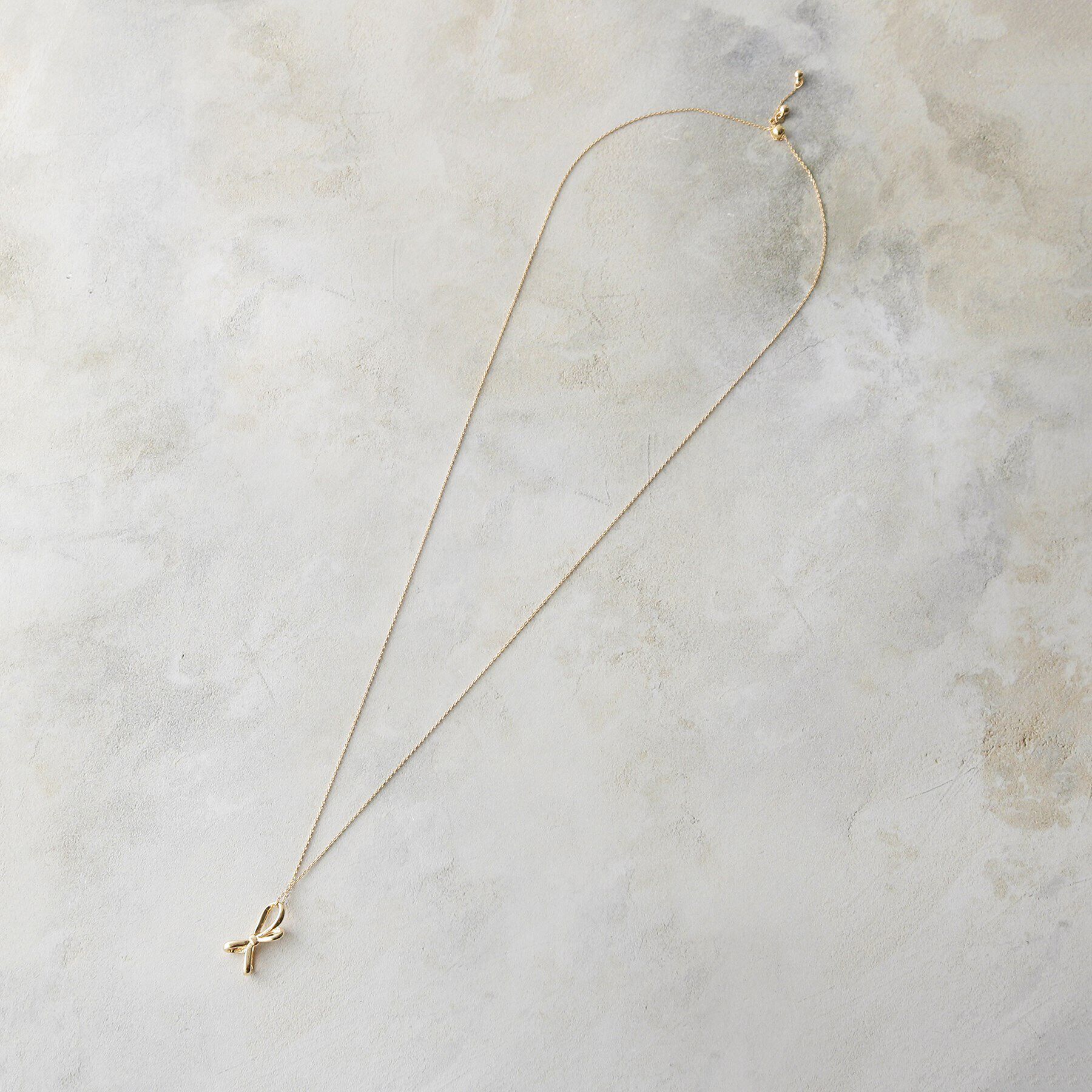 OPAQUE.CLIP「メタルリボンネックレス」|ネックレス|