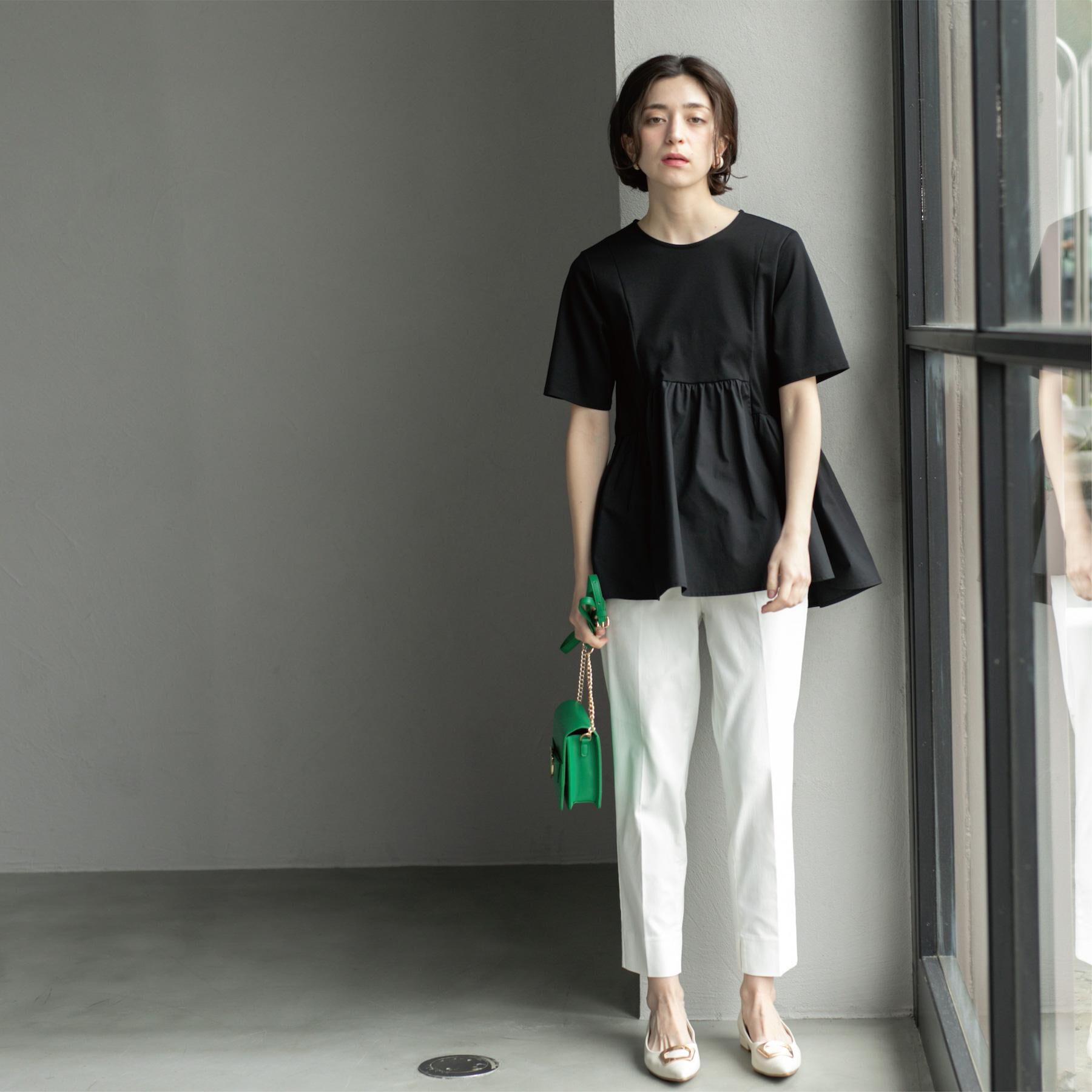 OPAQUE.CLIP「ハイストレッチイージースティックパンツ【洗濯機洗い可】」|その他|