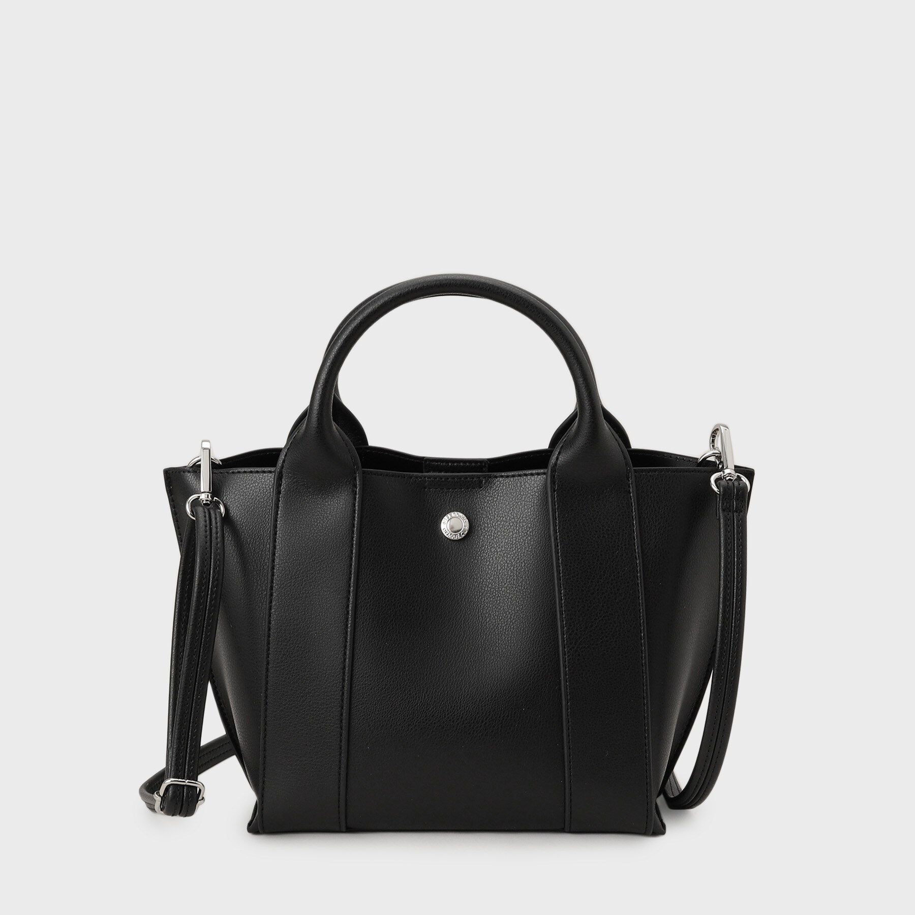 OPAQUE.CLIP「【2WAY】スムース合皮ミドルトートバッグ」|トートバッグ|