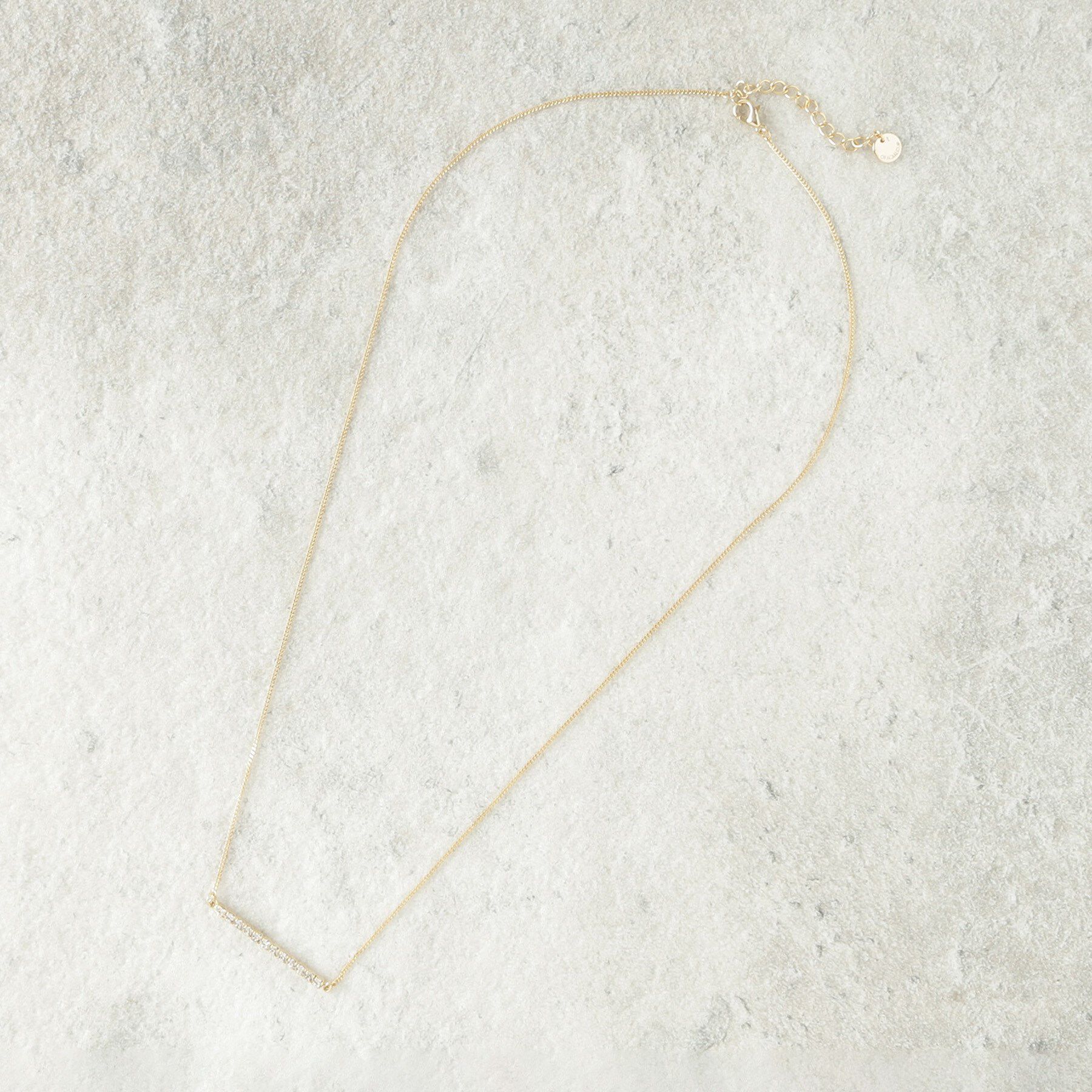 OPAQUE.CLIP「ビジューラインネックレス」|ネックレス|