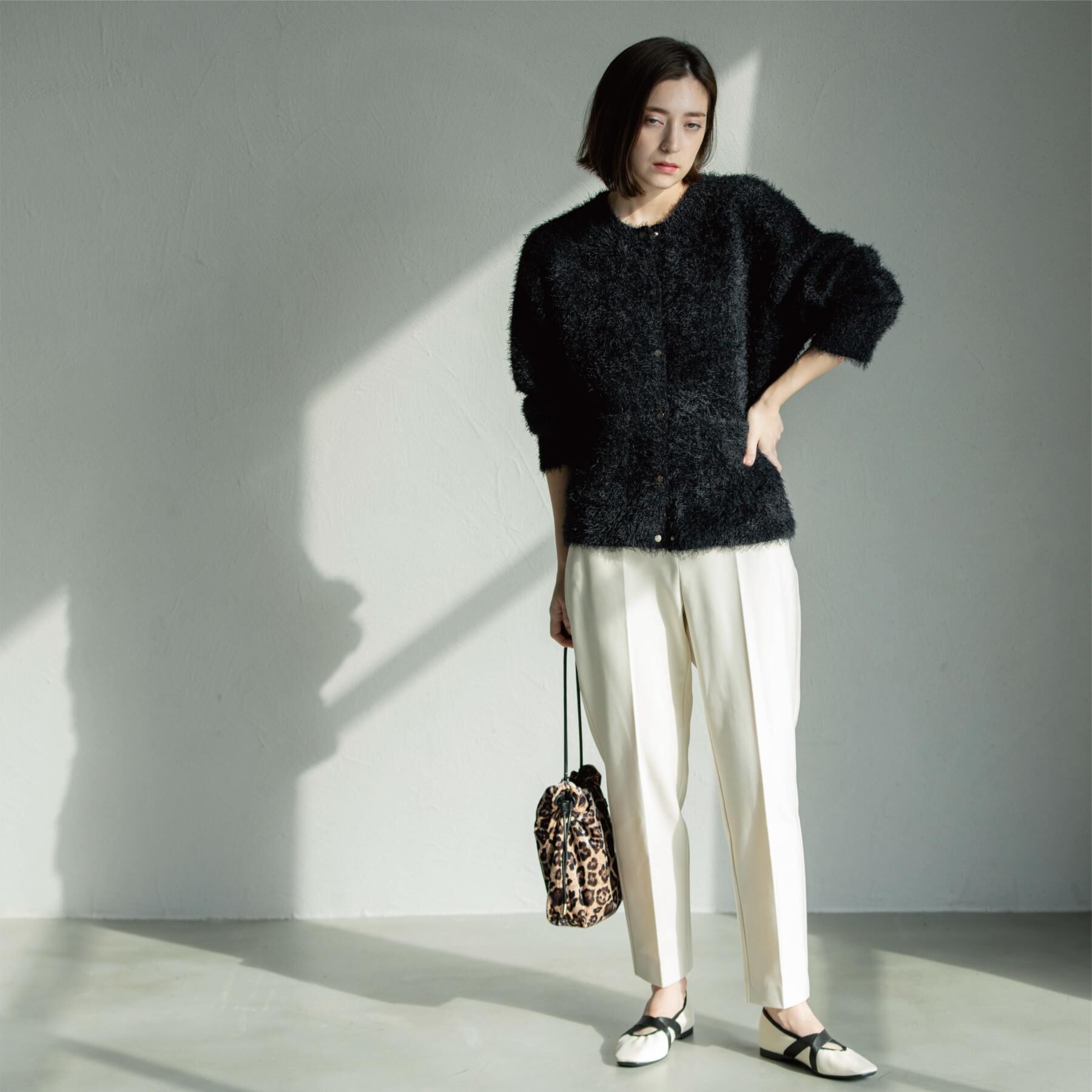 OPAQUE.CLIP「ウォームタッチ テーパードパンツ【洗濯機洗OK/ストレッチ】≪SS～LL≫」|その他|