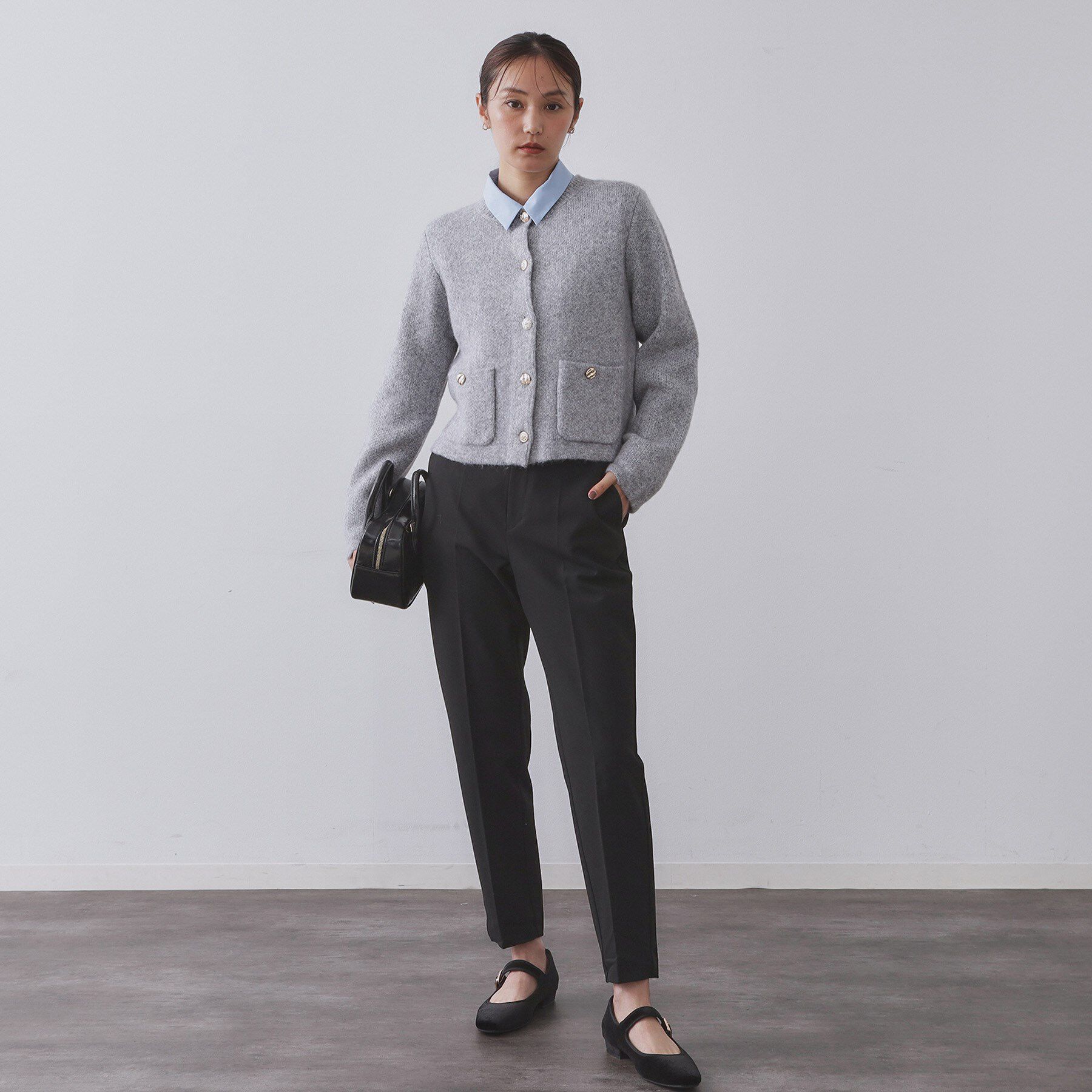 OPAQUE.CLIP「ウォームタッチ テーパードパンツ【洗濯機洗OK/ストレッチ】≪SS～LL≫」|その他|