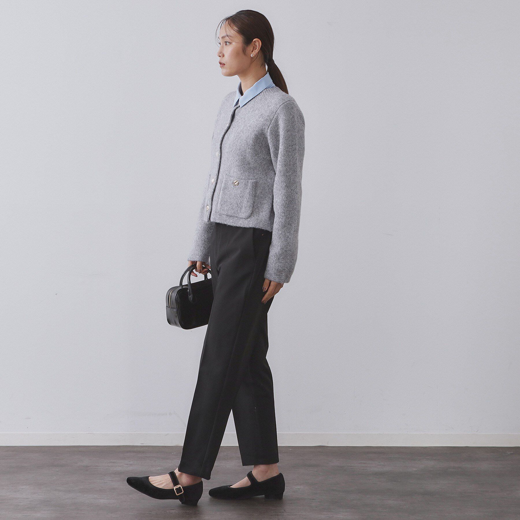 OPAQUE.CLIP「ウォームタッチ テーパードパンツ【洗濯機洗OK/ストレッチ】≪SS～LL≫」|その他|