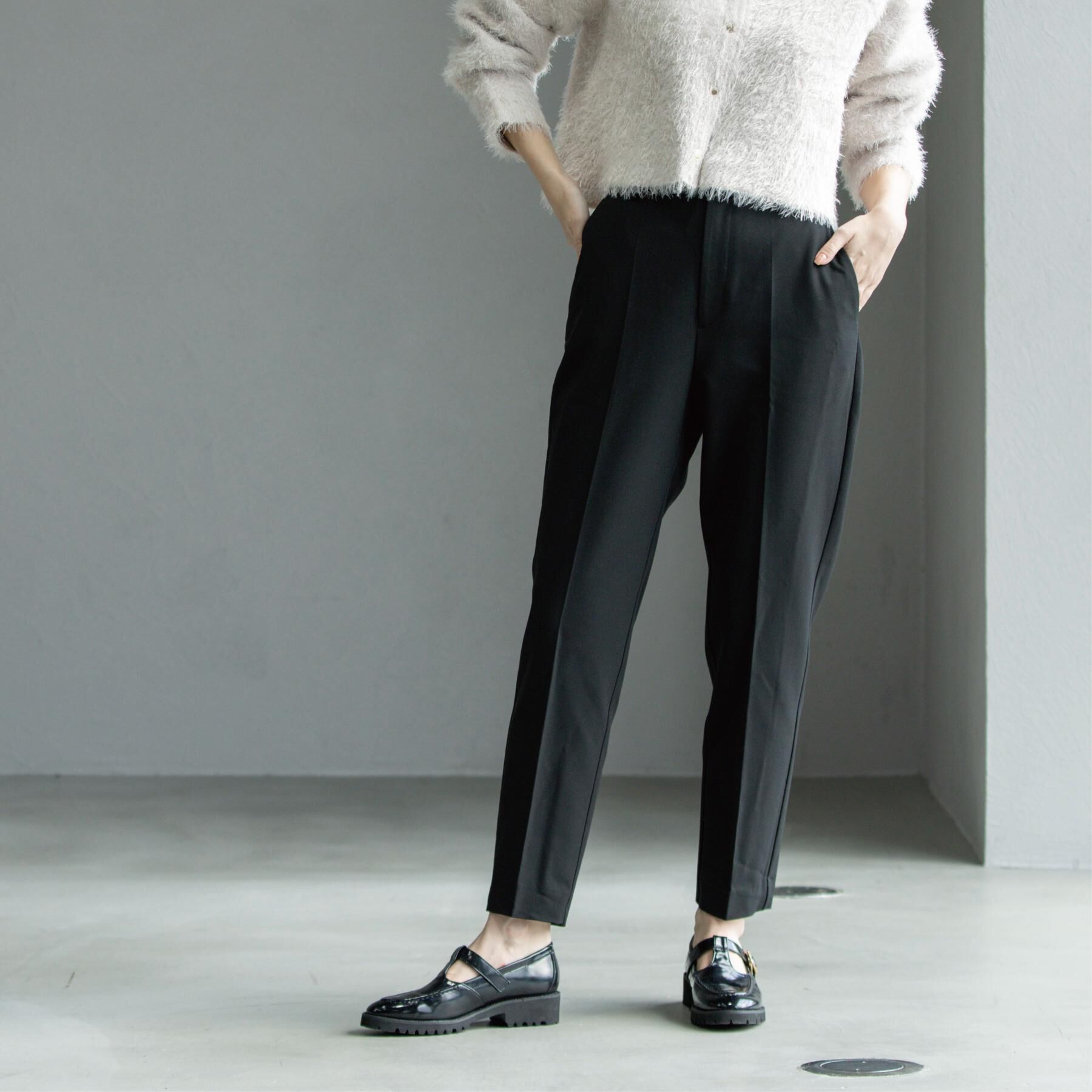 OPAQUE.CLIP「ウォームタッチ テーパードパンツ【洗濯機洗OK/ストレッチ】≪SS～LL≫」|その他|