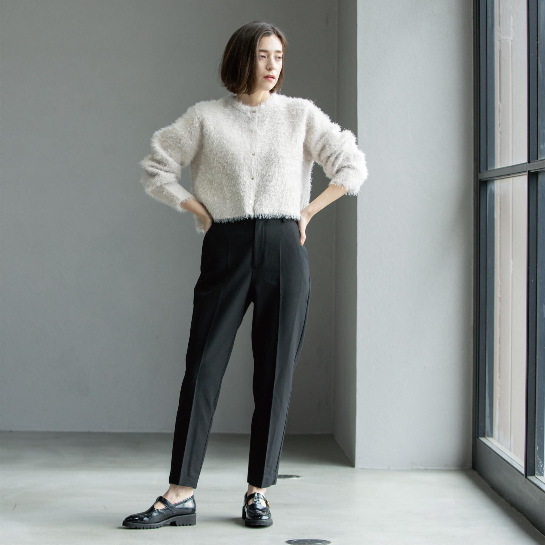 OPAQUE.CLIP「ウォームタッチ テーパードパンツ【洗濯機洗OK/ストレッチ】≪SS～LL≫」|その他|