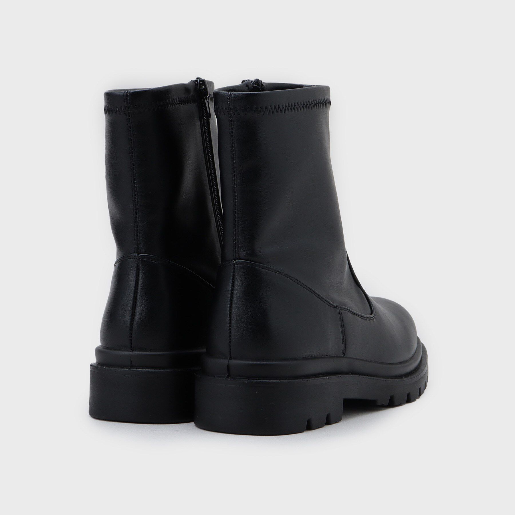 OPAQUE.CLIP「【生活防水】厚底タンクソールストレッチブーツ」|ショートブーツ|