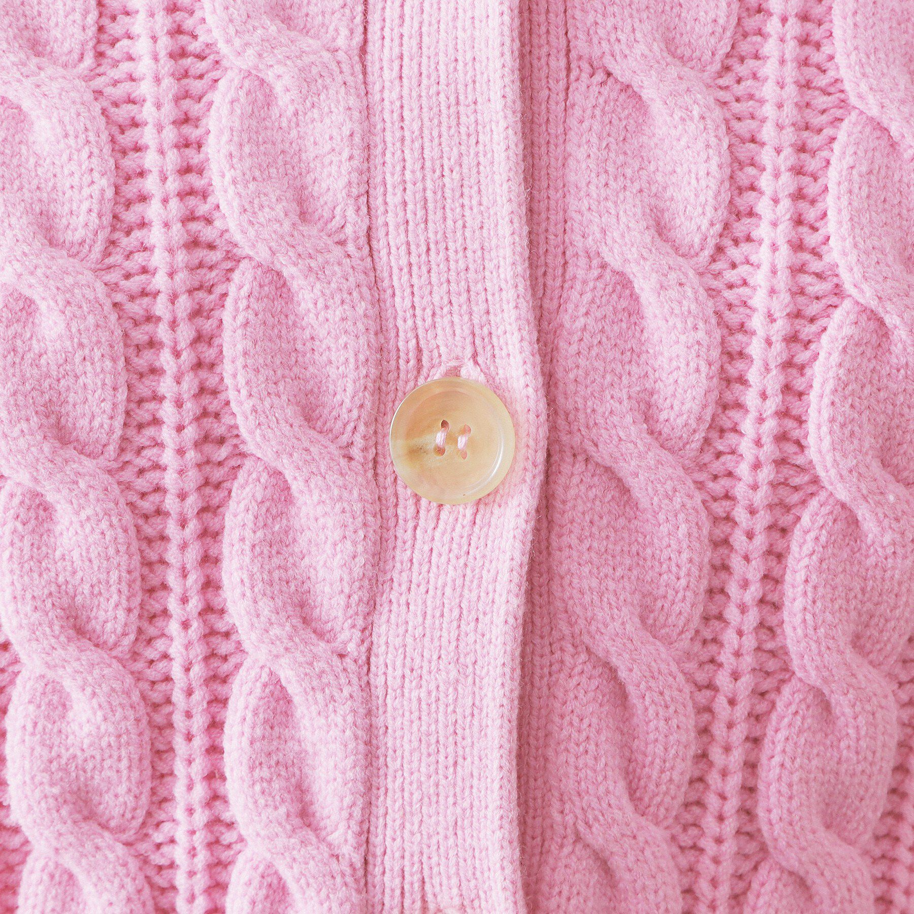 OPAQUE.CLIP「ケーブルミドルゲージニットカーディガン【洗濯機OK】」|カーディガン|