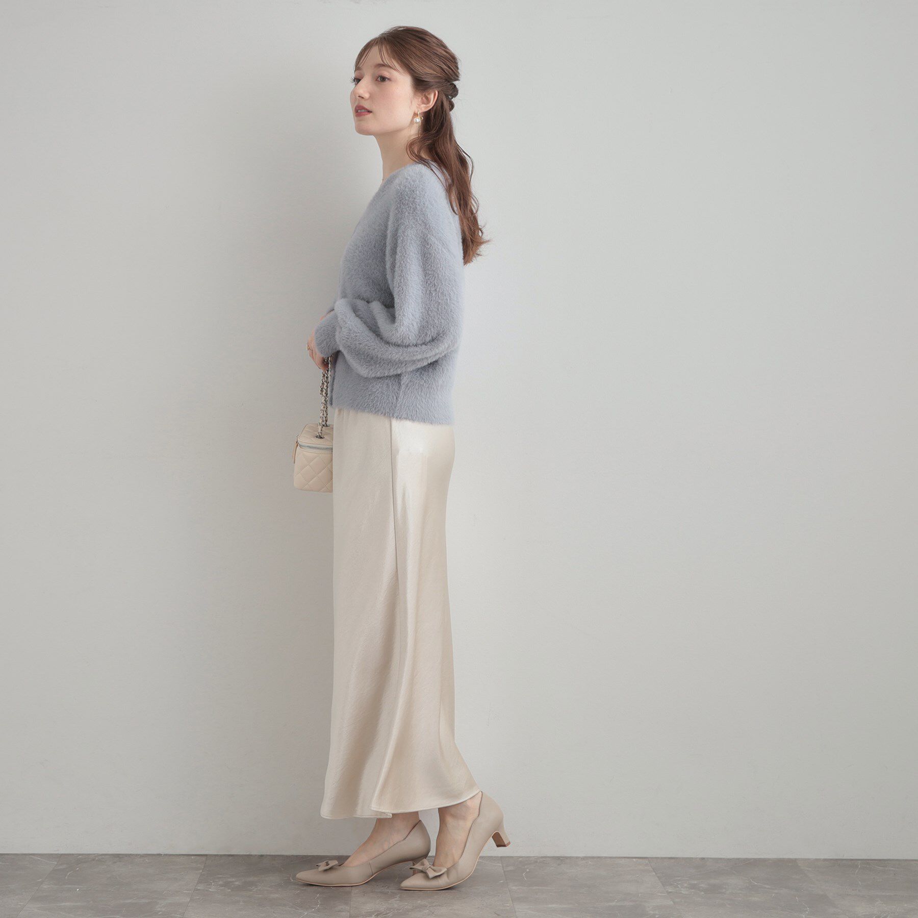 Couture broach「【ふわふわ/前後2WAY】フェザーカーディトップス」|カーディガン|