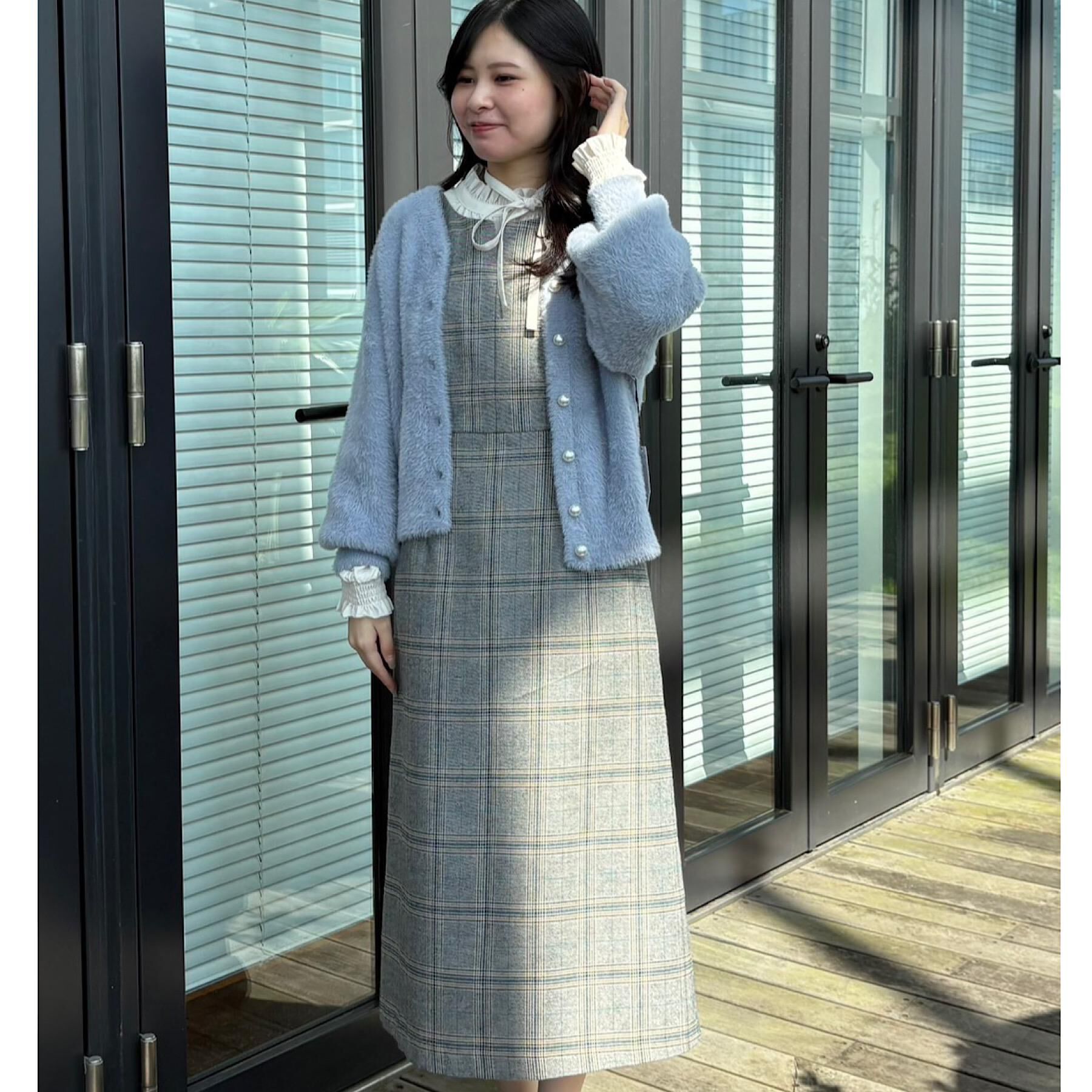 Couture broach「【ふわふわ/前後2WAY】フェザーカーディトップス」|カーディガン|