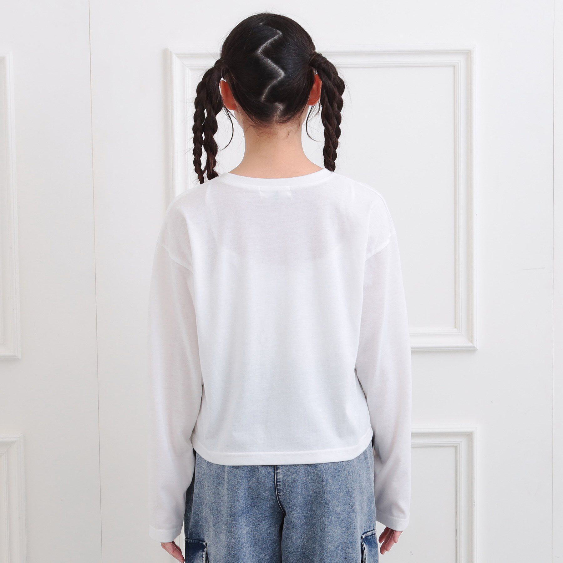 PINK-latte「【セットアイテム】ニットベスト＋ロンT」|ベスト・ジレ|