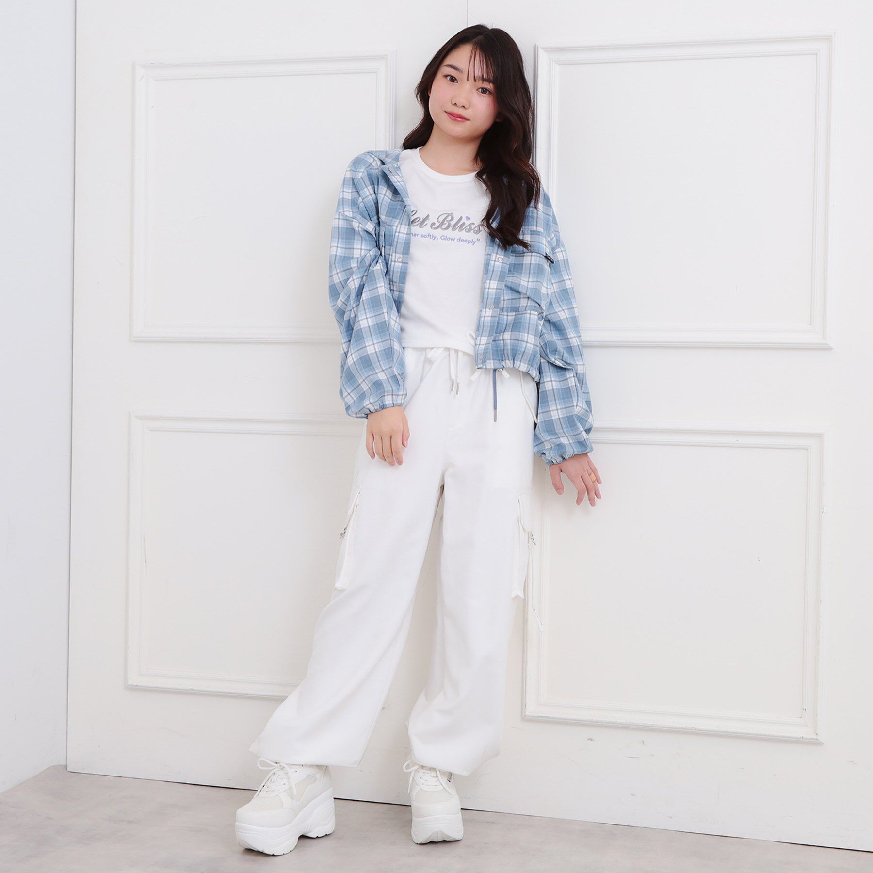 PINK-latte「ピーチ起毛ベーシックカーゴパンツ」|その他|