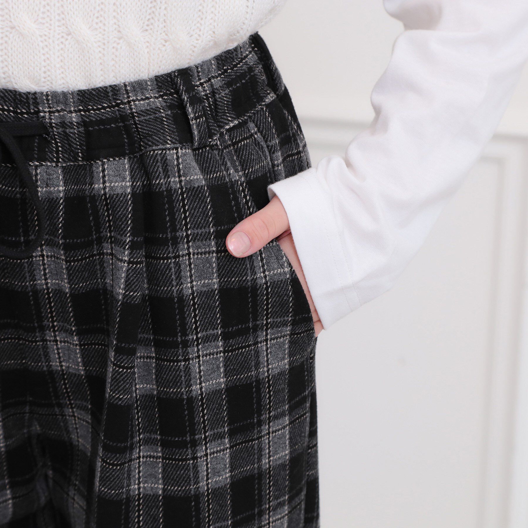 PINK-latte「裏起毛イージーロングパンツ」|その他|