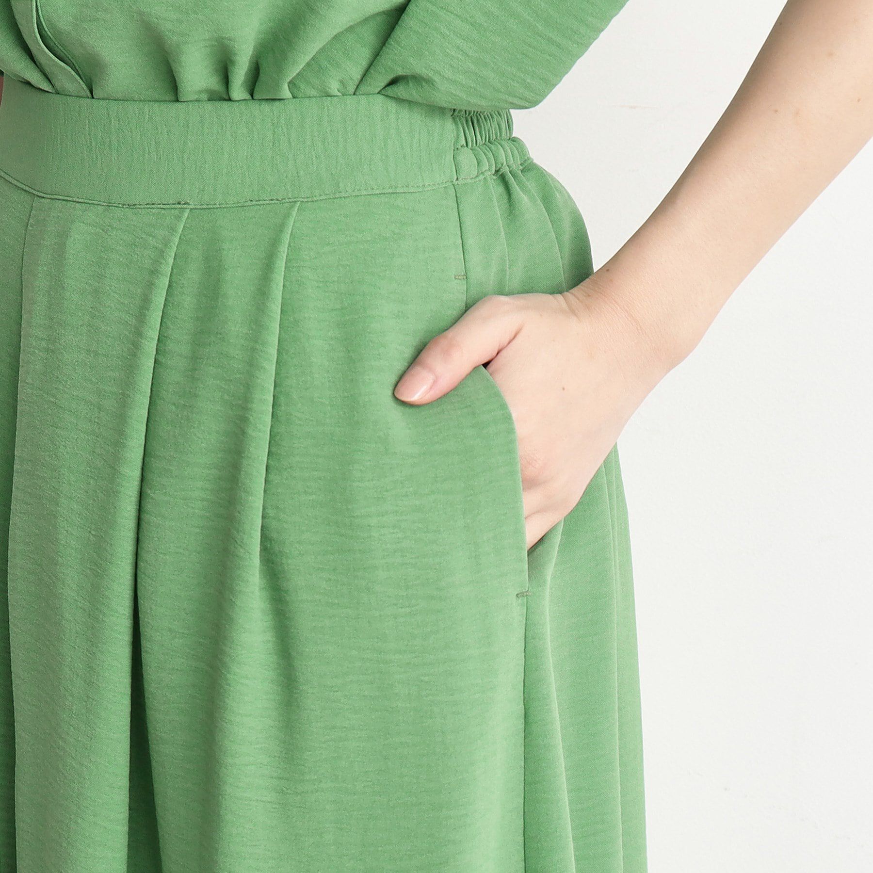 THE SHOP TK「【涼しい！/シワになりにくい/吸水速乾/洗える】フレアスカートパンツ」|その他|