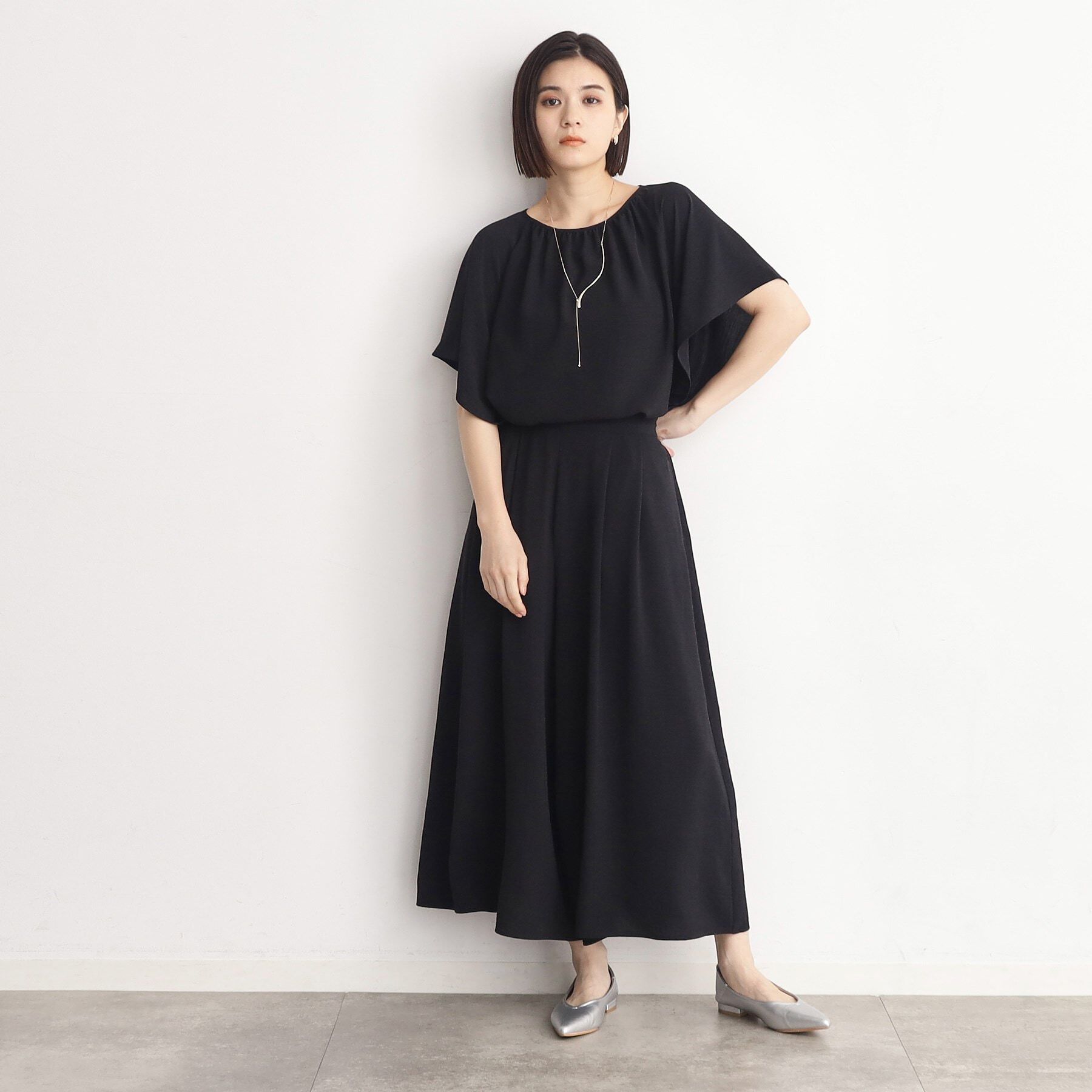 THE SHOP TK「【涼しい！/シワになりにくい/吸水速乾/洗える】フレアスカートパンツ」|その他|