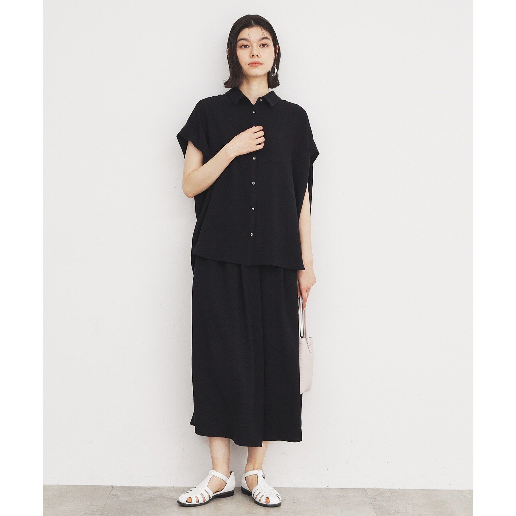 THE SHOP TK「【涼しい！/シワになりにくい/吸水速乾/洗える】フレアスカートパンツ」|その他|