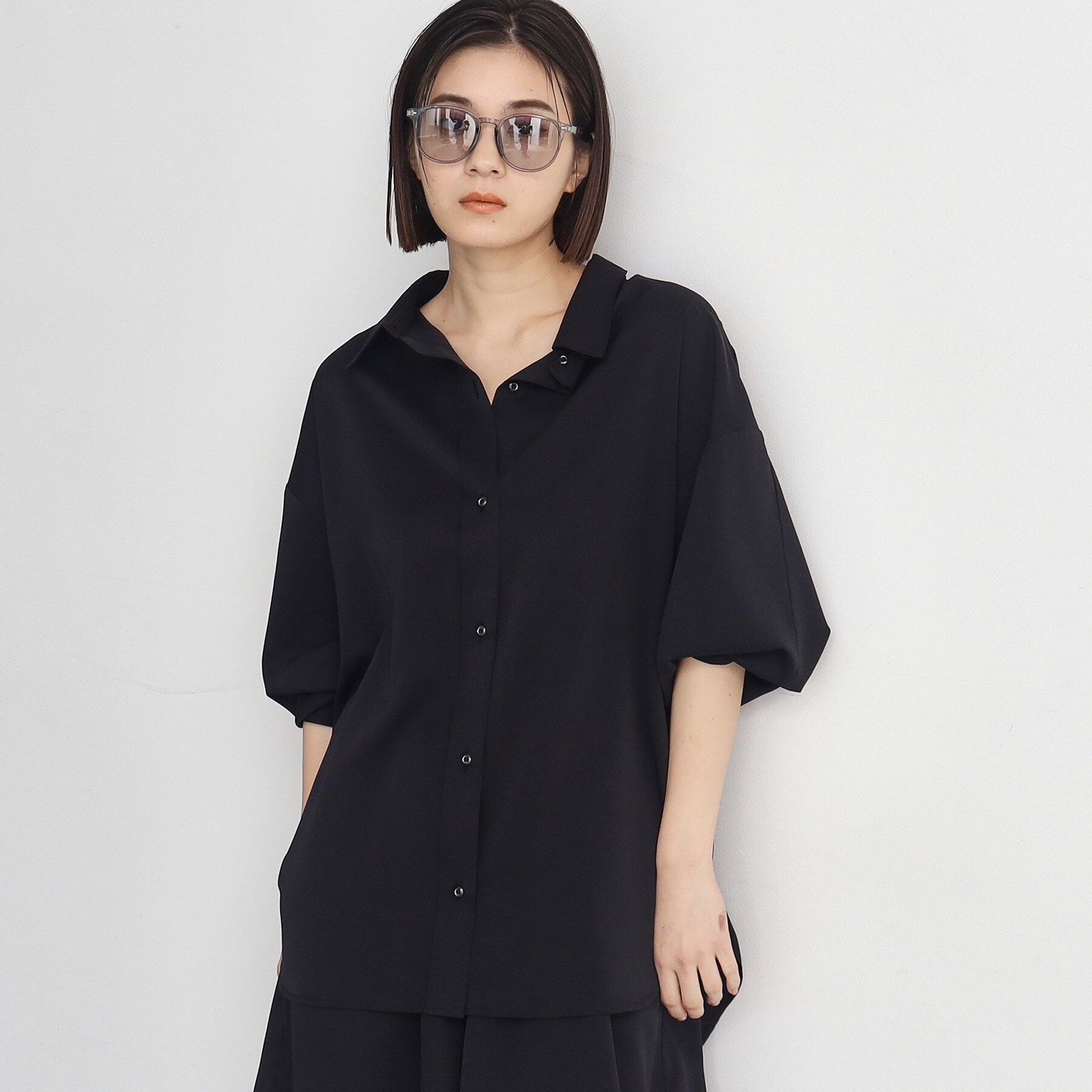 THE SHOP TK「【ラッシュガード/接触冷感/撥水/UVケア/洗える】MIZUGIWA_ラッシュガードシャツ」|シャツ・ブラウス|