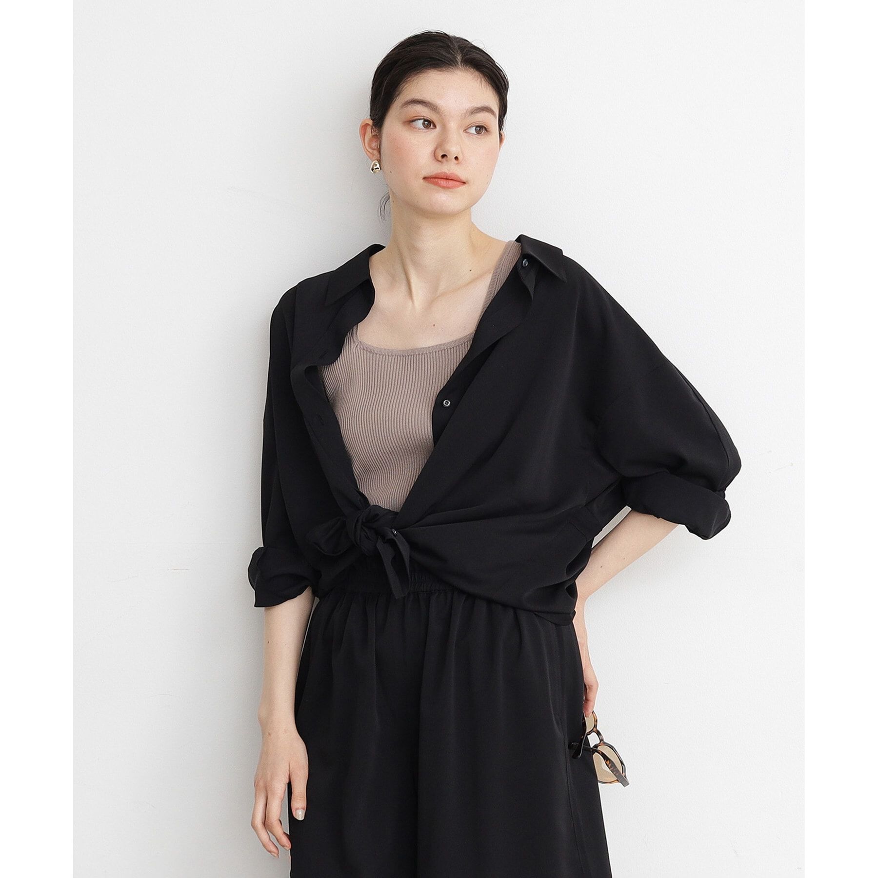 THE SHOP TK「【ラッシュガード/接触冷感/撥水/UVケア/洗える】MIZUGIWA_ラッシュガードシャツ」|シャツ・ブラウス|