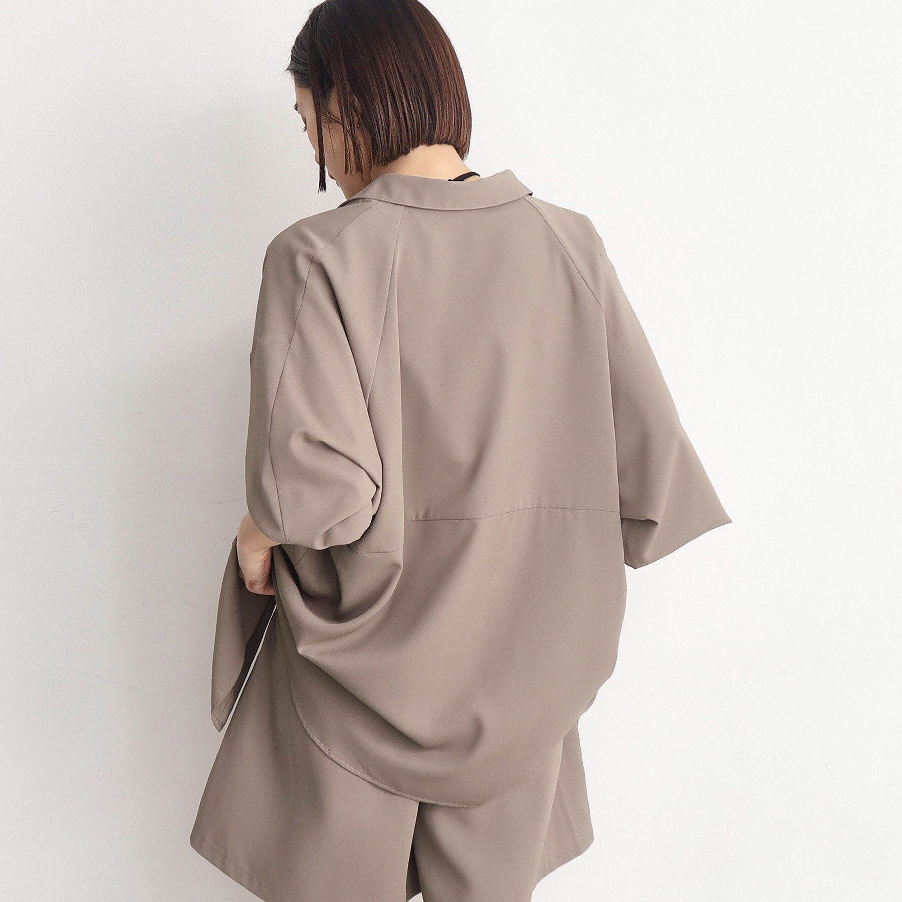 THE SHOP TK「【ラッシュガード/接触冷感/撥水/UVケア/洗える】MIZUGIWA_ラッシュガードシャツ」|シャツ・ブラウス|