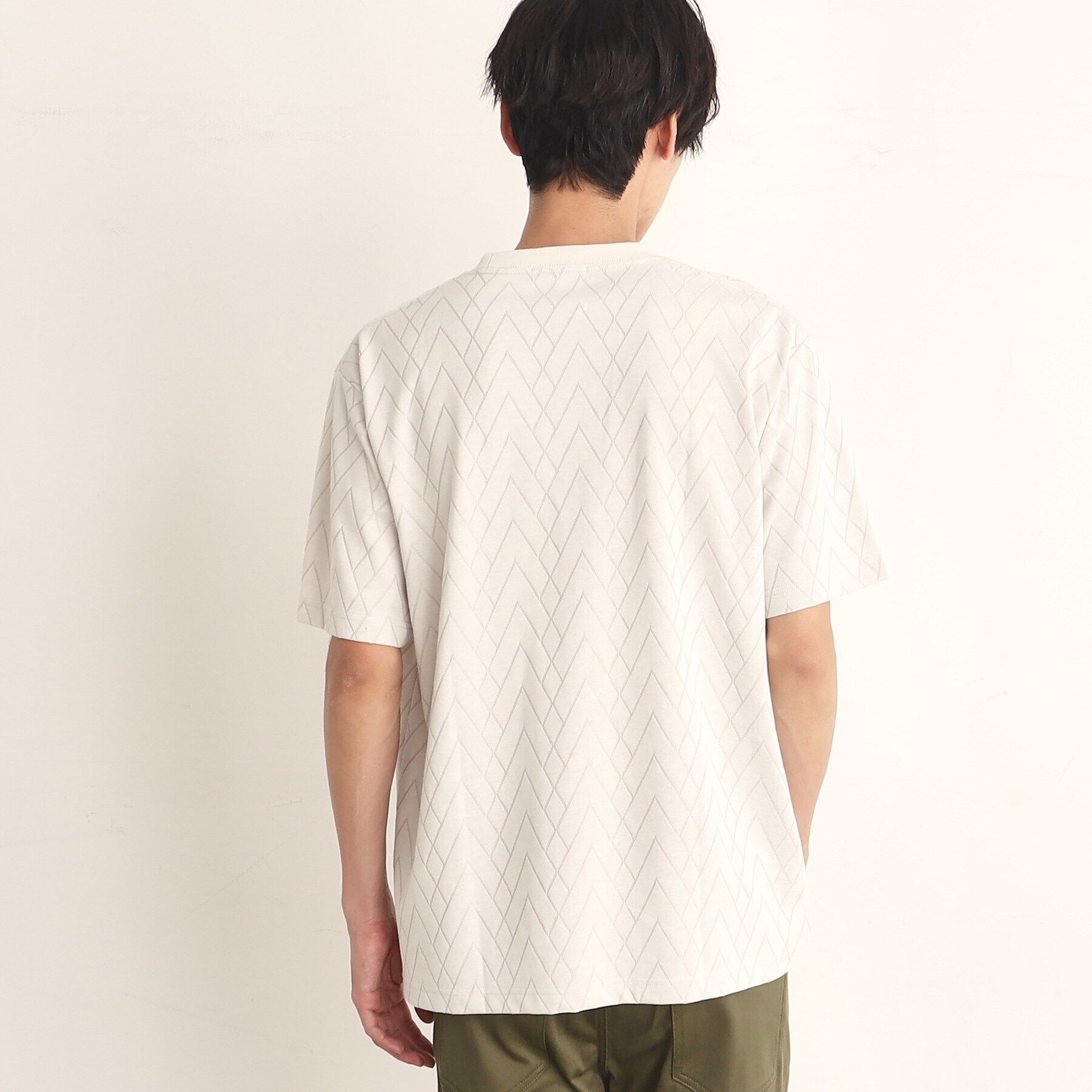 THE SHOP TK「ジオメトリックリンクス半袖Tシャツ」|Tシャツ・カットソー|