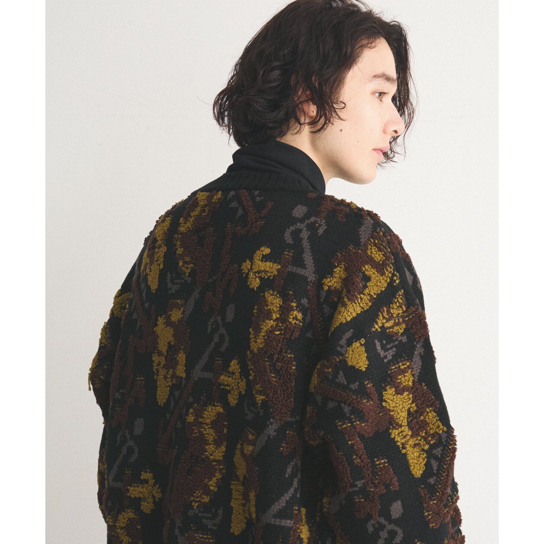 THE SHOP TK「サガラ刺繍ニットカーディガン」|カーディガン|