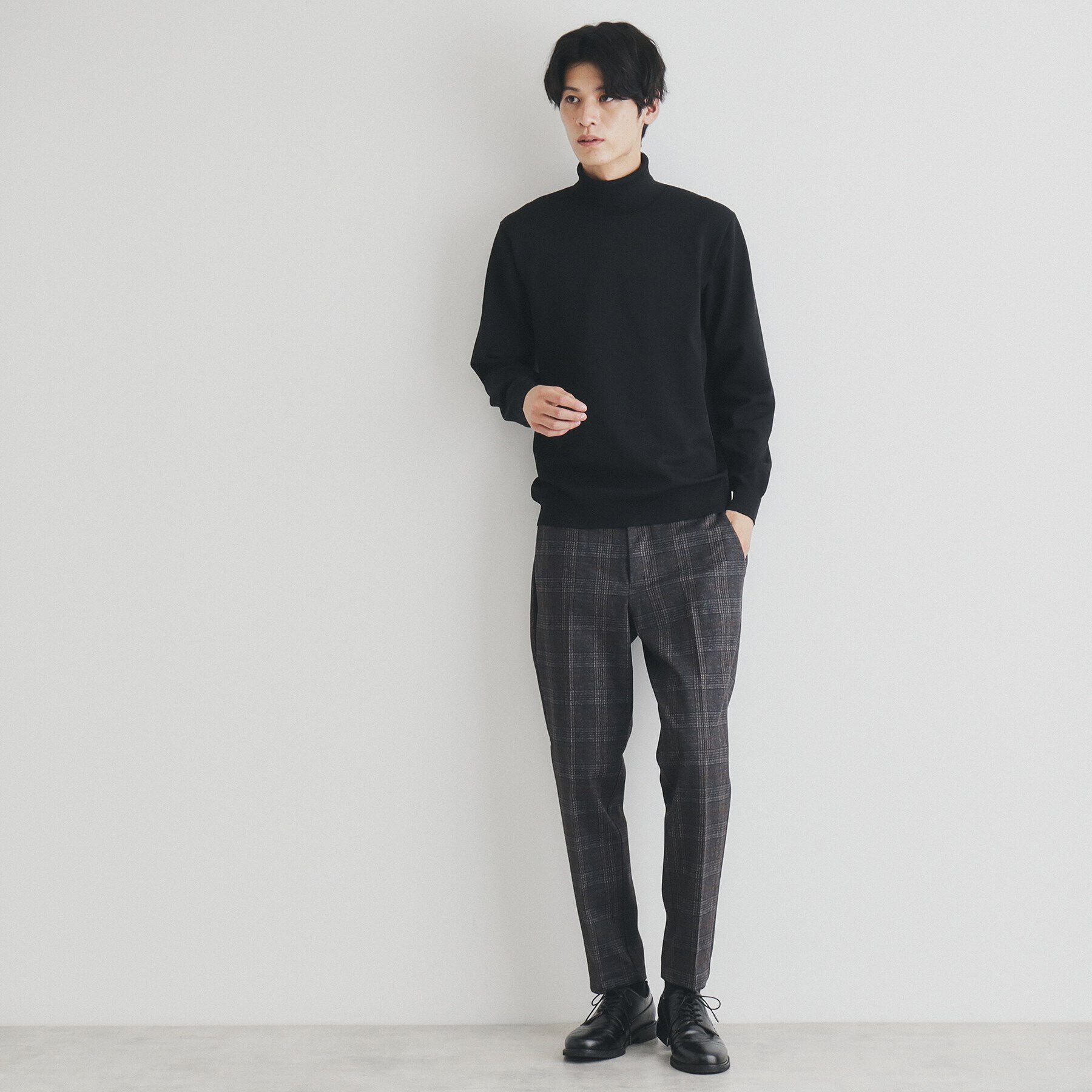 THE SHOP TK「ライトポリタートルニット」|ニット・セーター|