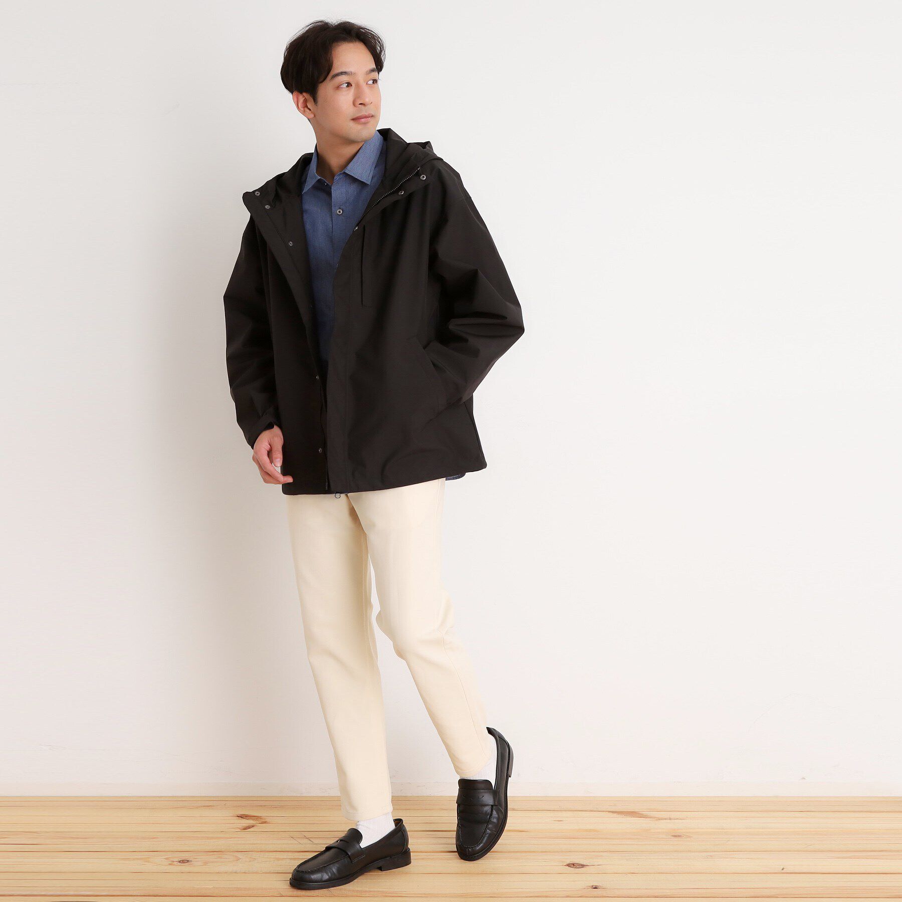 THE SHOP TK「3レイヤーマウンテンパーカ　防風機能」|ブルゾン・スタジャン|