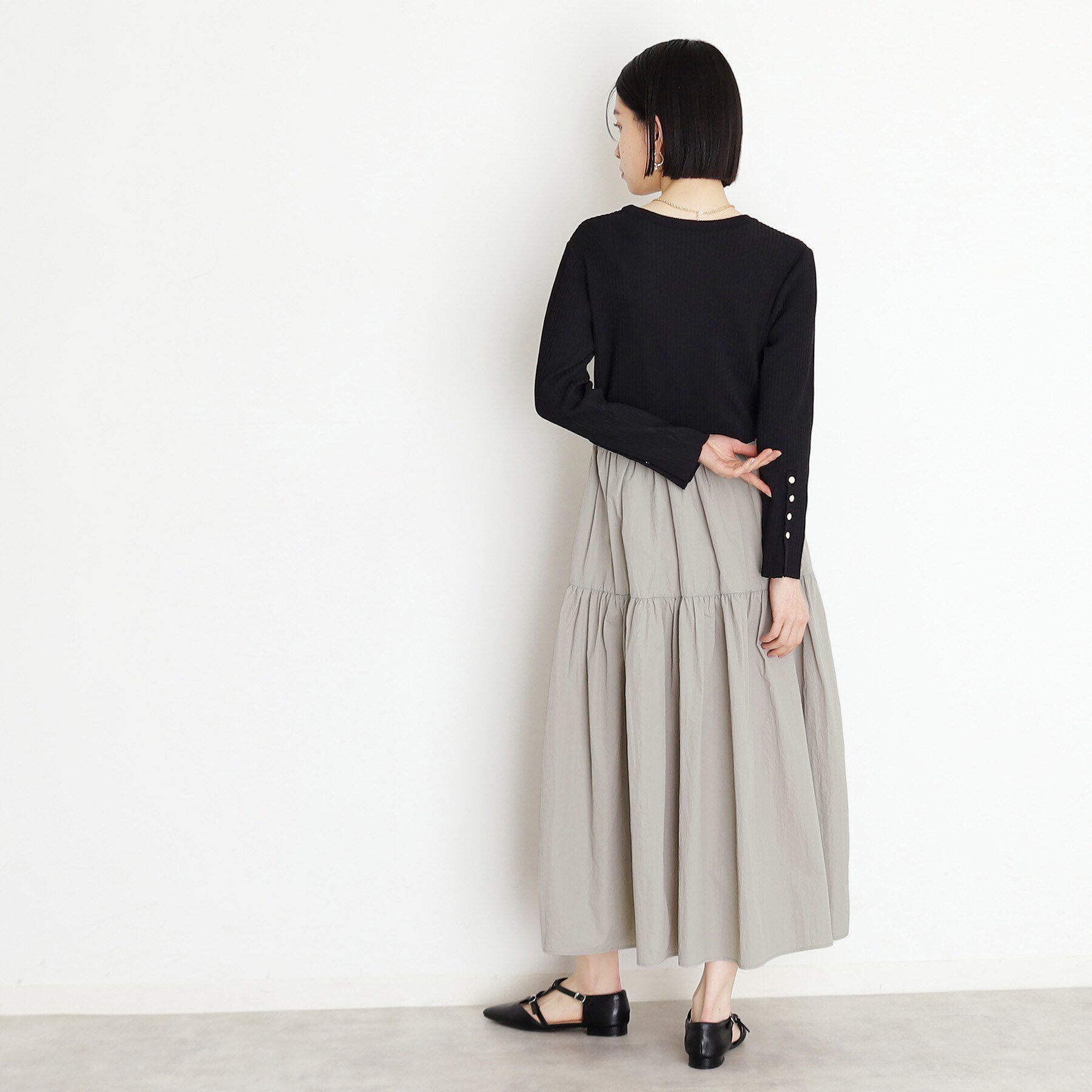 THE SHOP TK「ニットドッキングワンピース【洗える】」|ワンピース|