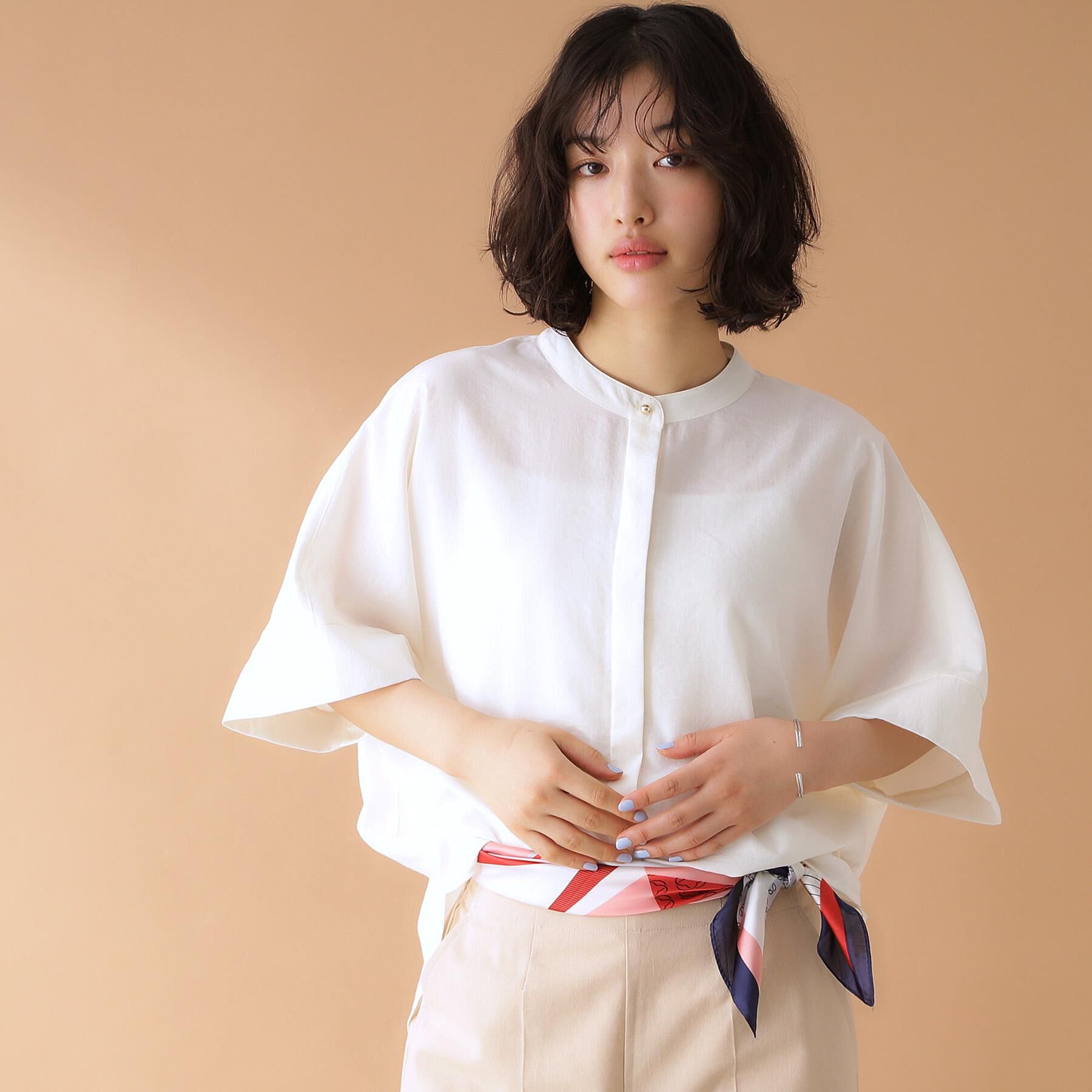 THE SHOP TK「ドルマンブラウス【7色展開/洗濯機OK/体型カバー】」|シャツ・ブラウス|