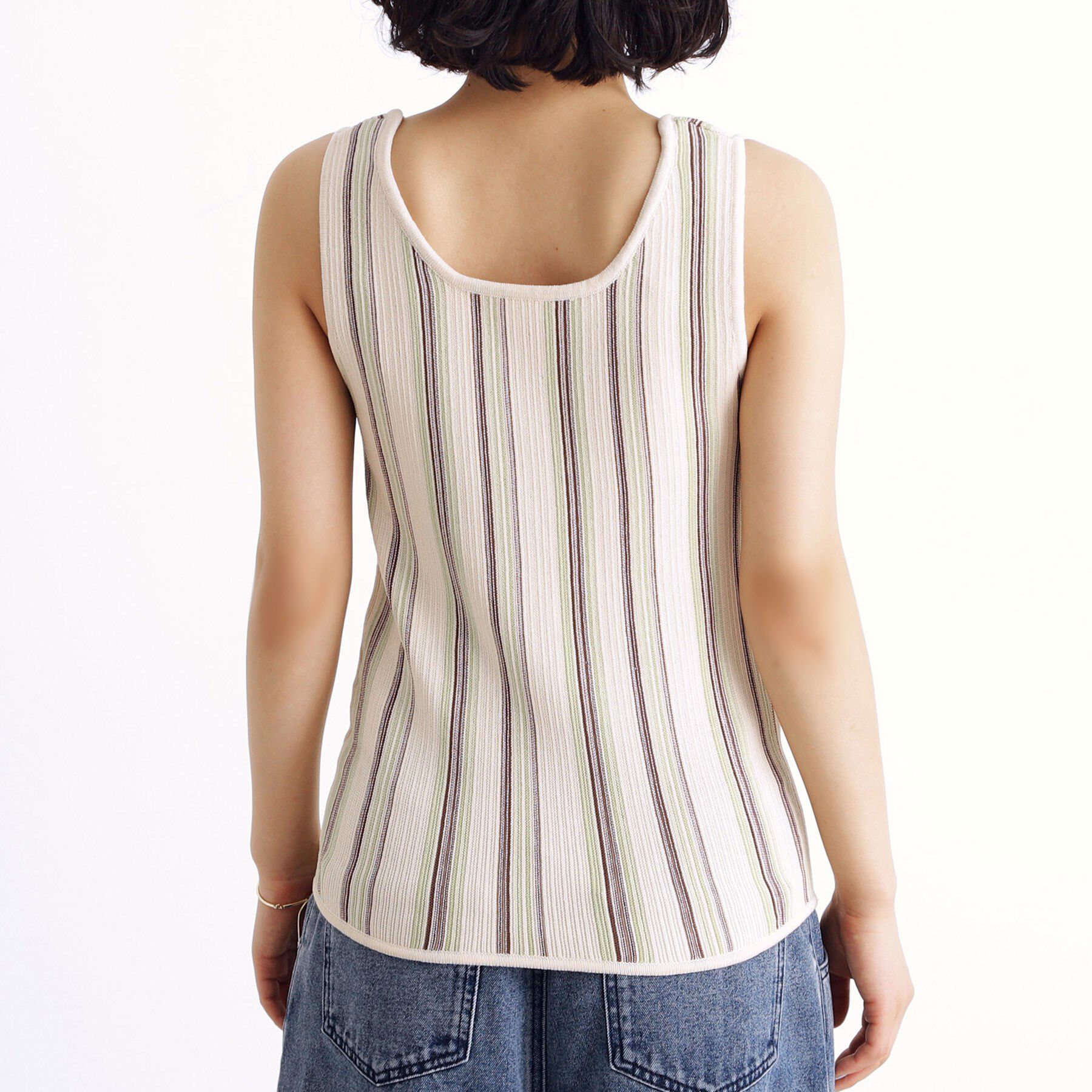 THE SHOP TK「ランダムガータータンク【前後2WAY/洗濯機OK】」|キャミソール|