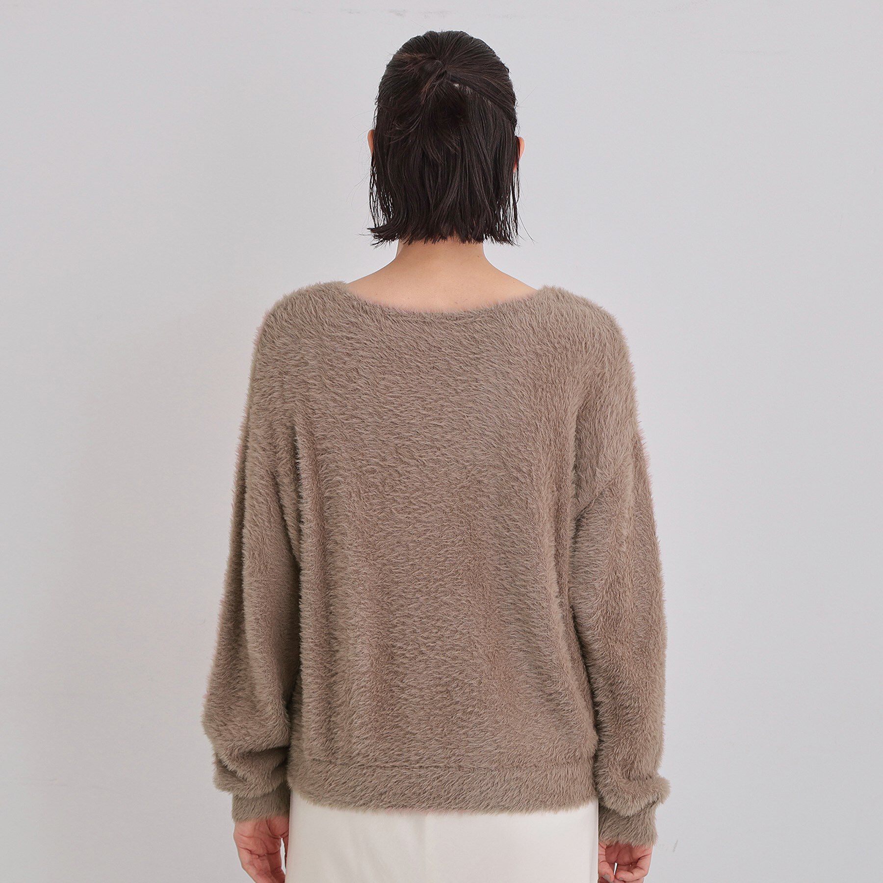 THE SHOP TK「【選べる7色/華やかで柔らか】ふわふわフェザーニット/洗える・前後2WAY」|ニット・セーター|