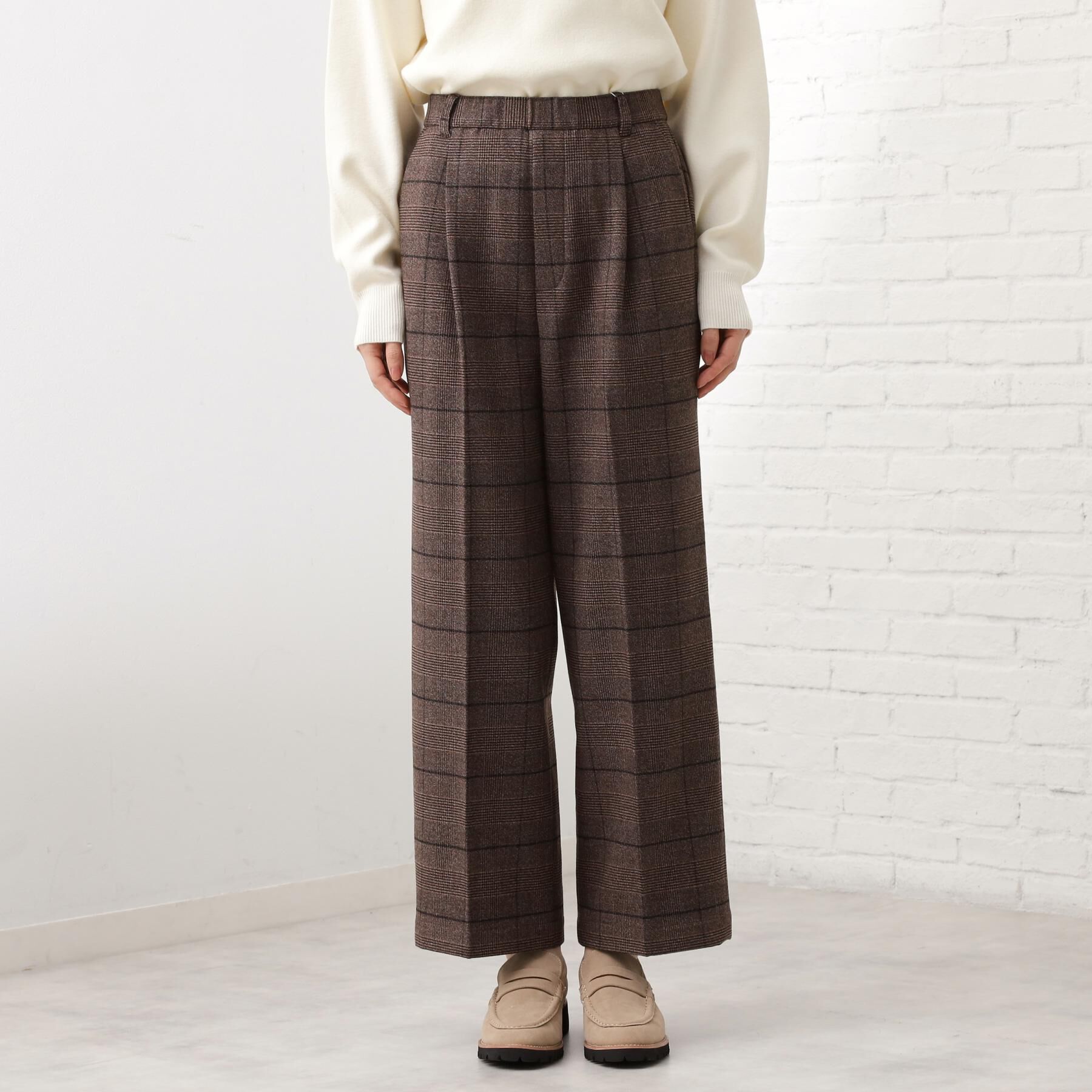 THE SHOP TK「【着丈選べる/XS～XLサイズ】あったか裏起毛ワイドパンツ」|その他|