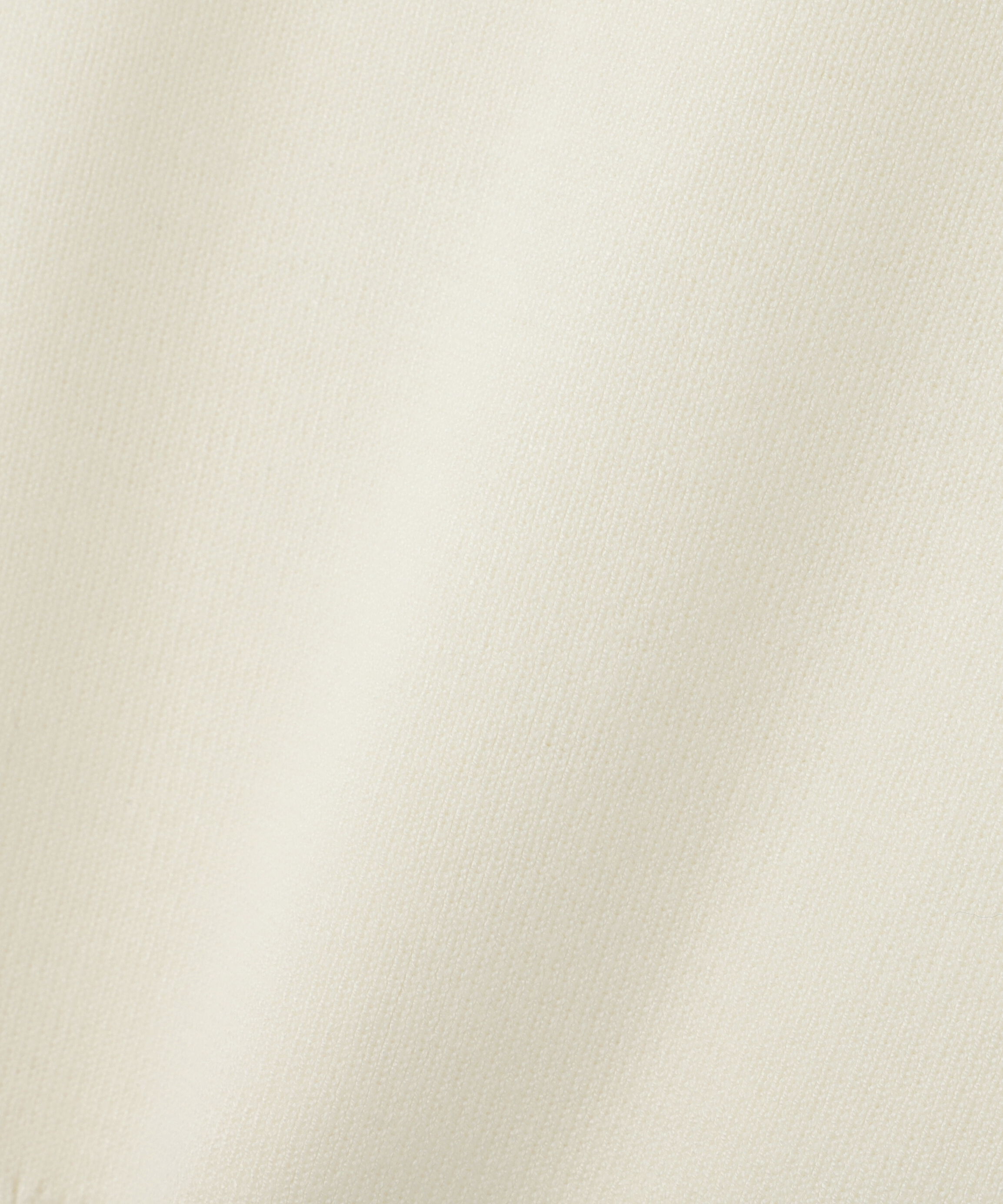  「総針クルーネック五分袖ニット」|ニット・セーター|