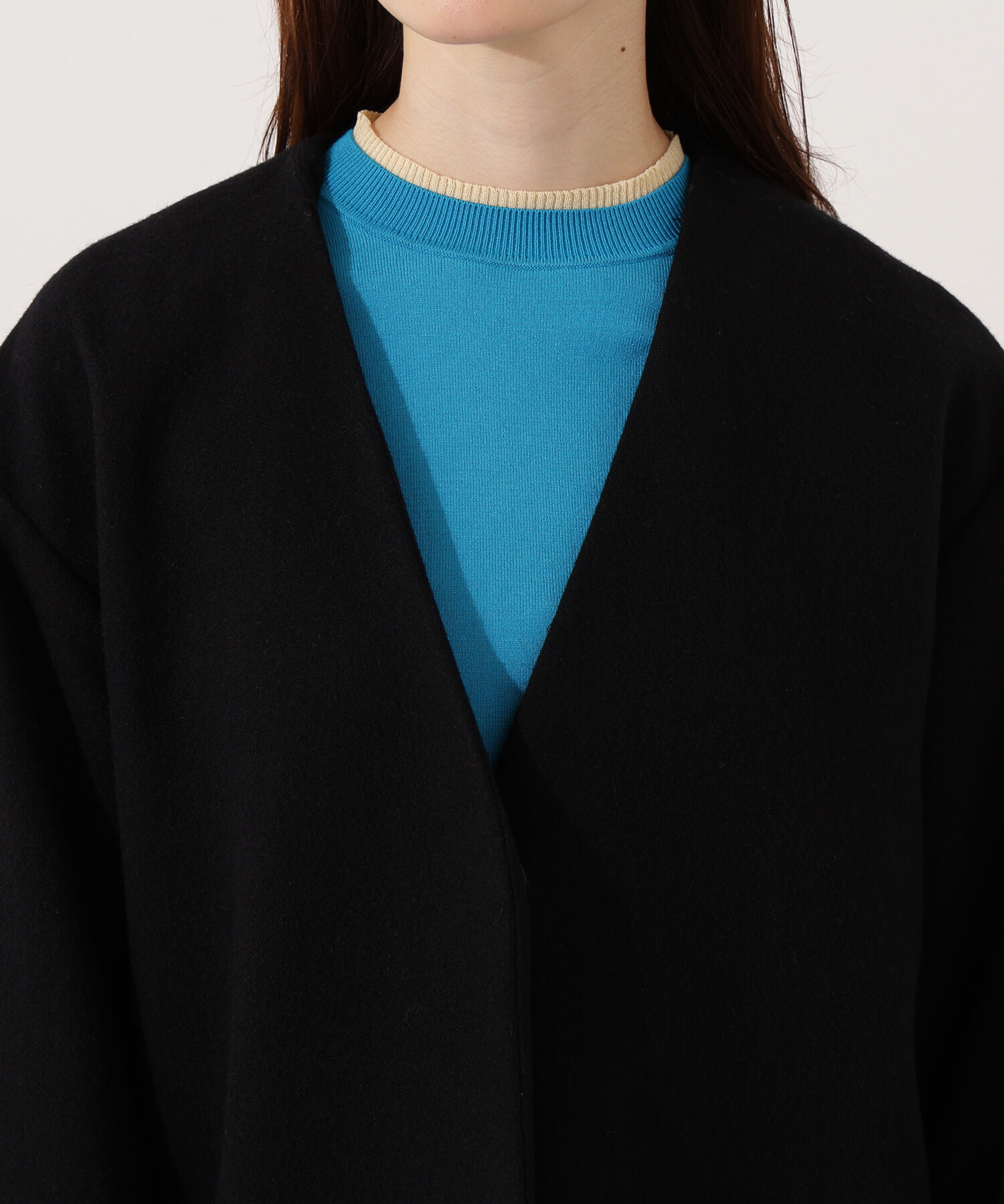  「カラーレスロングコート」|その他|