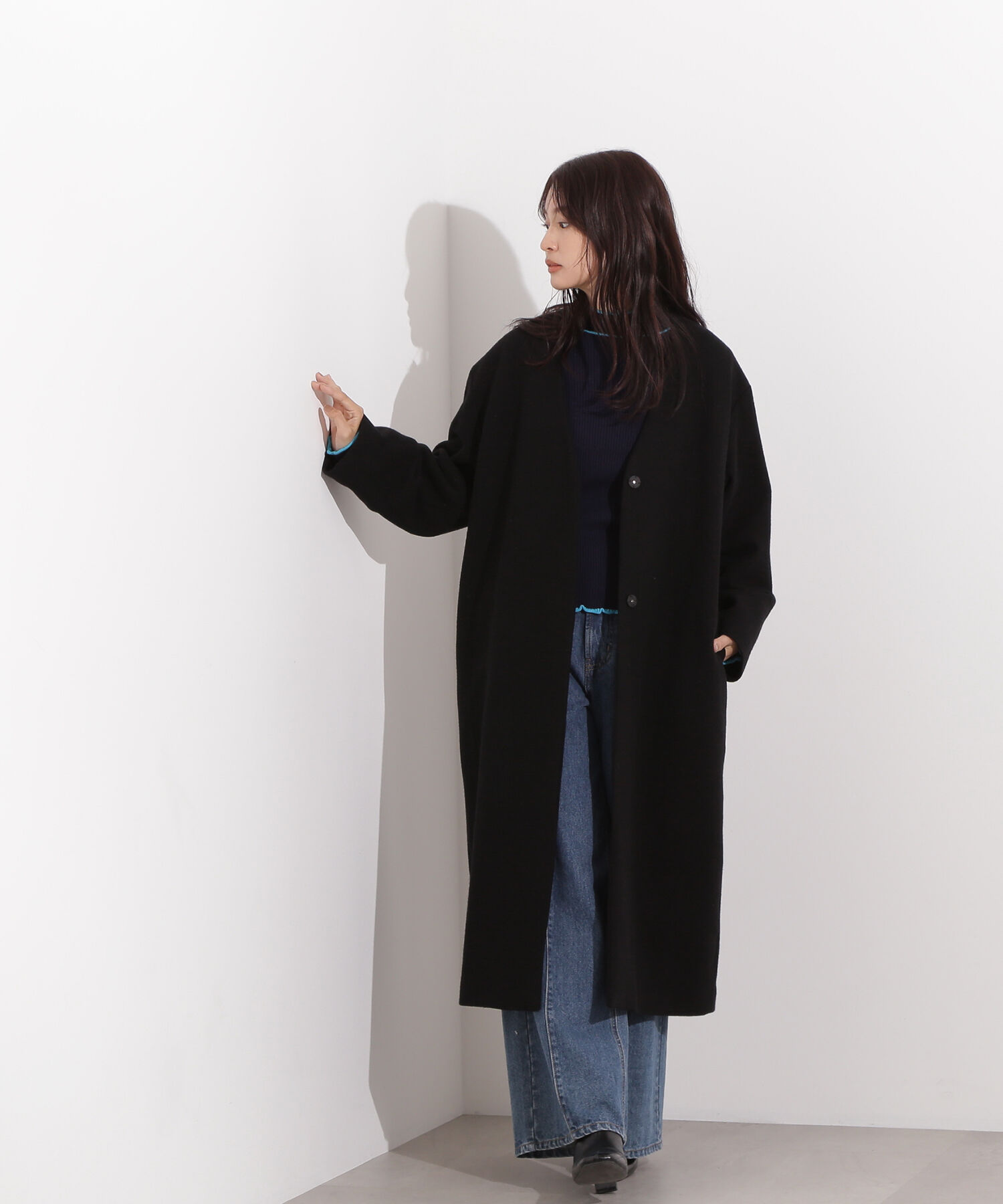  「カラーレスロングコート」|その他|