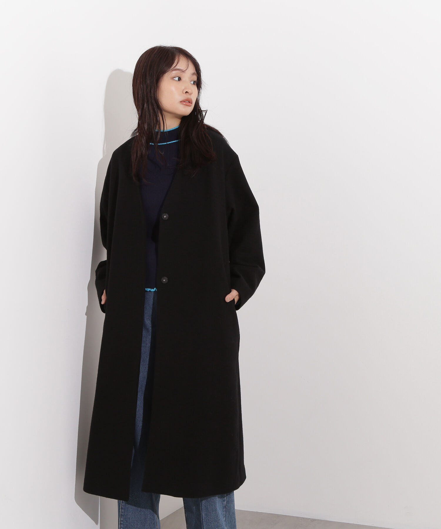  「カラーレスロングコート」|その他|