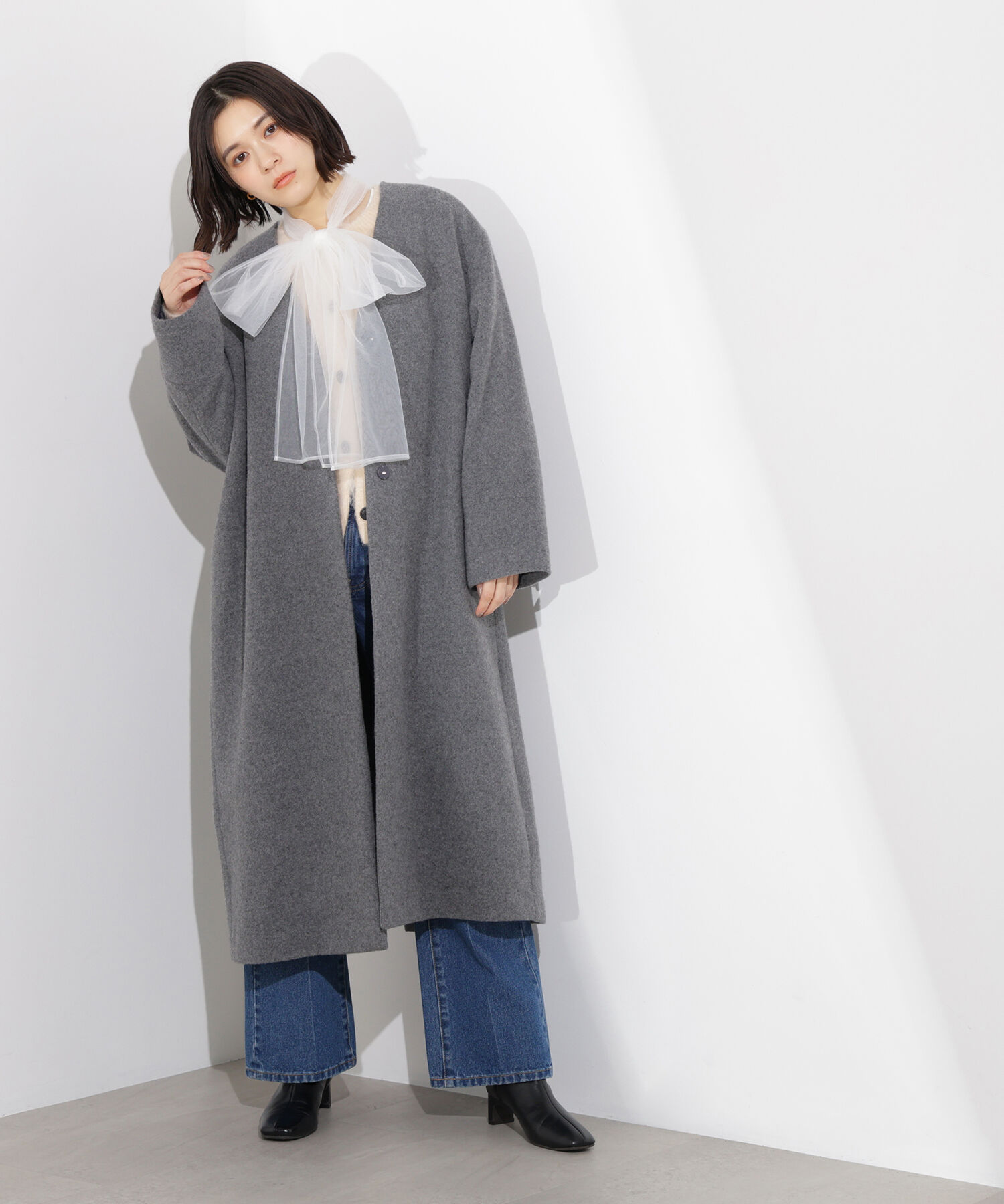  「カラーレスロングコート」|その他|