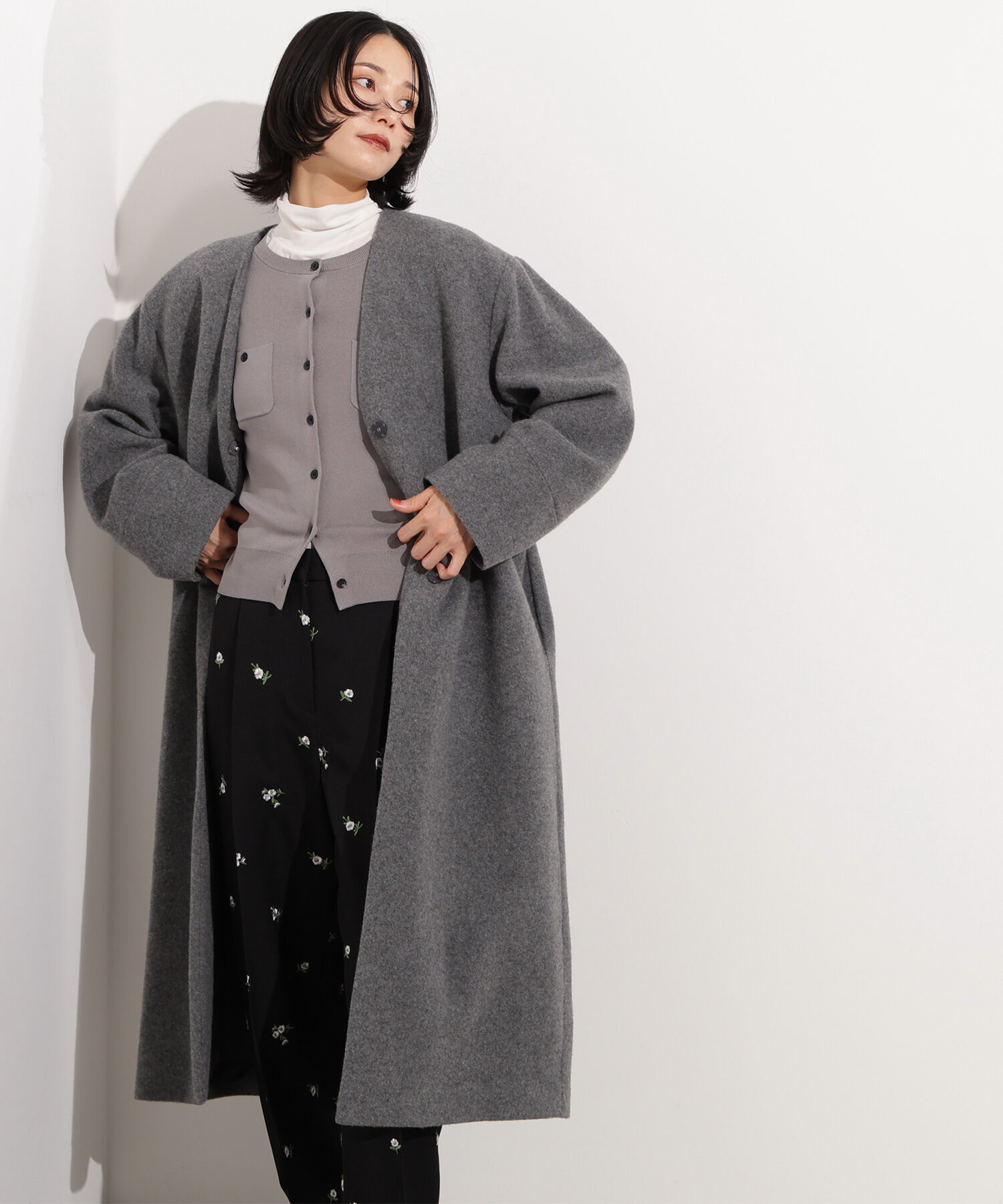  「カラーレスロングコート」|その他|