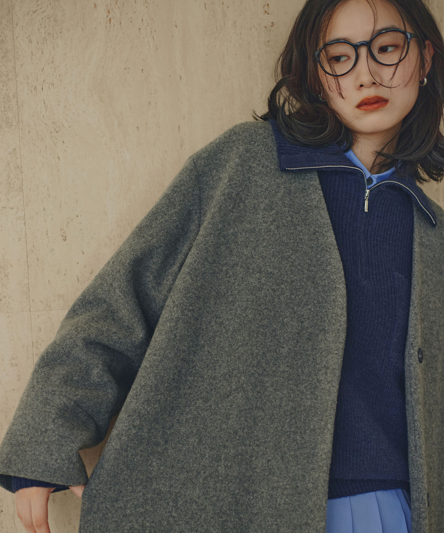  「カラーレスロングコート」|その他|