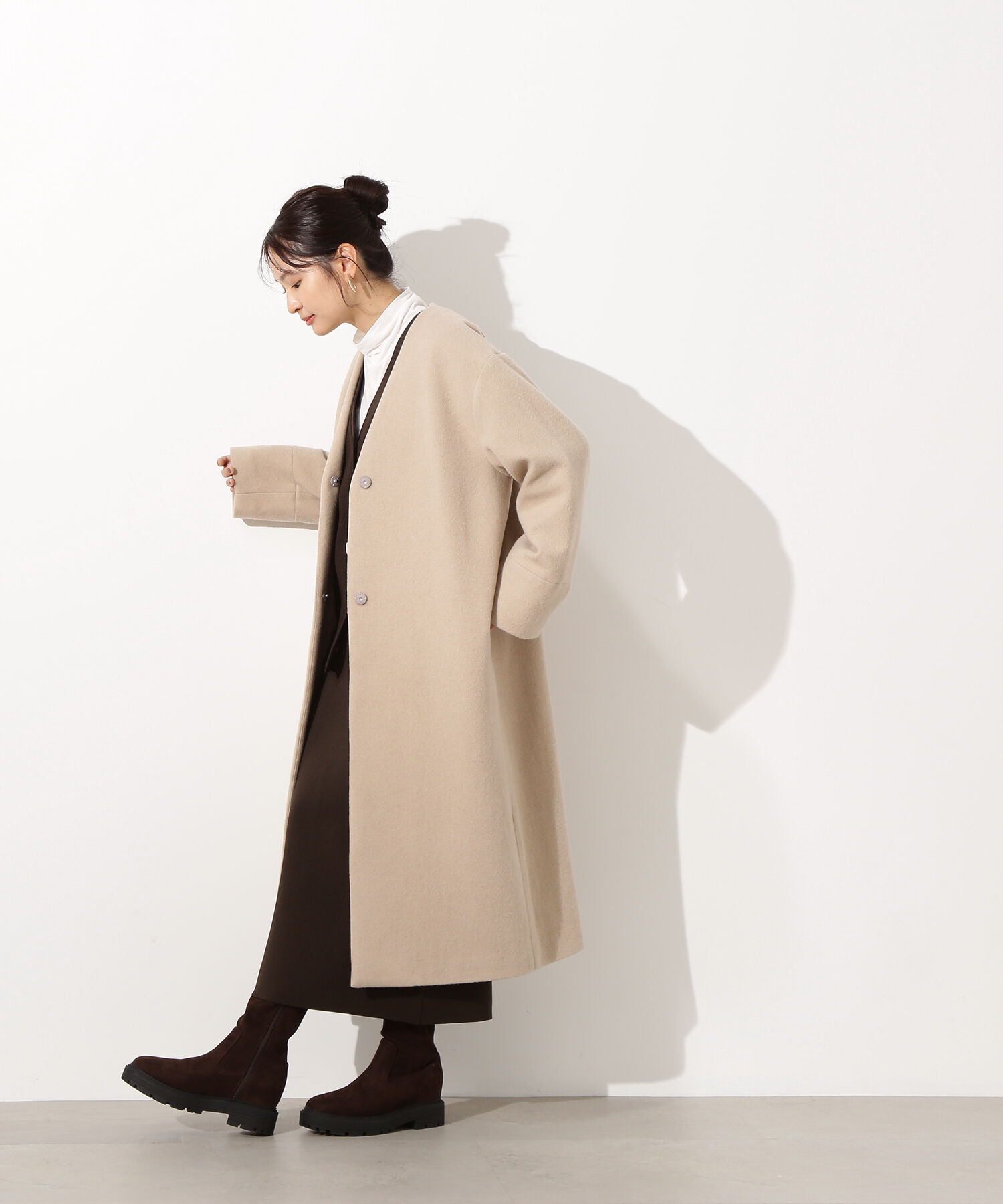  「カラーレスロングコート」|その他|