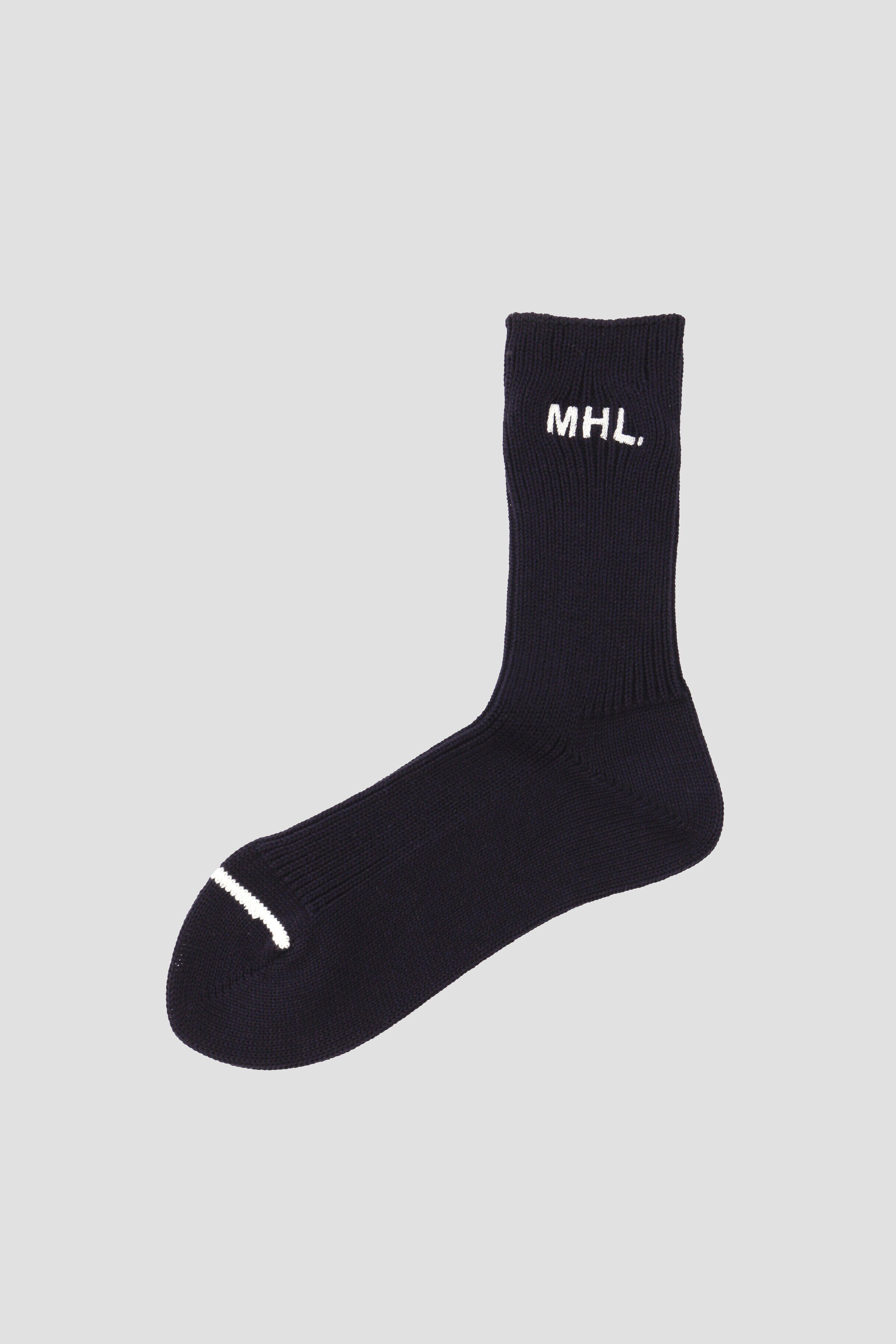 MHL.「SPORT SOCKS」|ソックス|DARK NAVY1