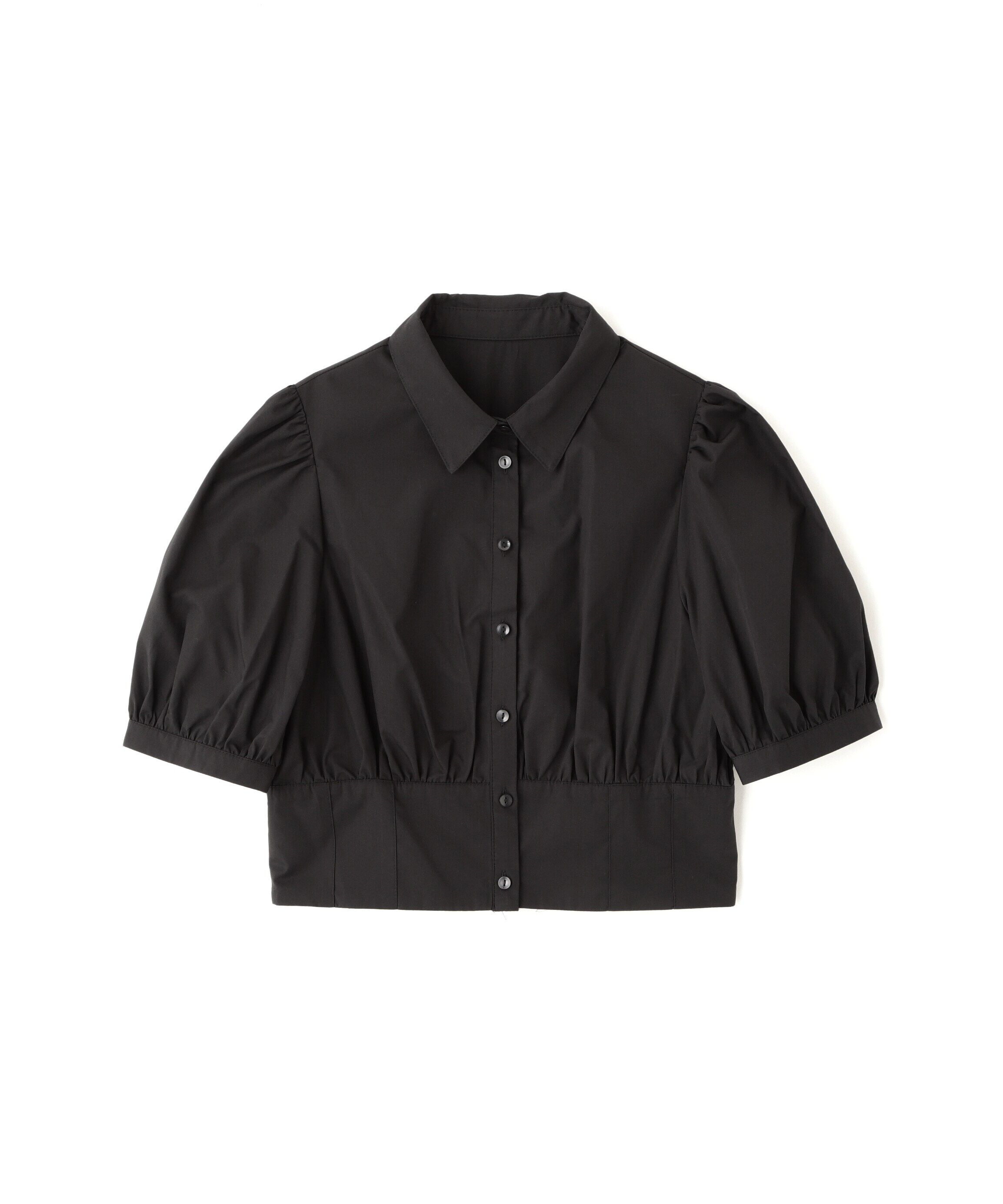  「シャツカラーコルセットブラウス」|シャツ・ブラウス|