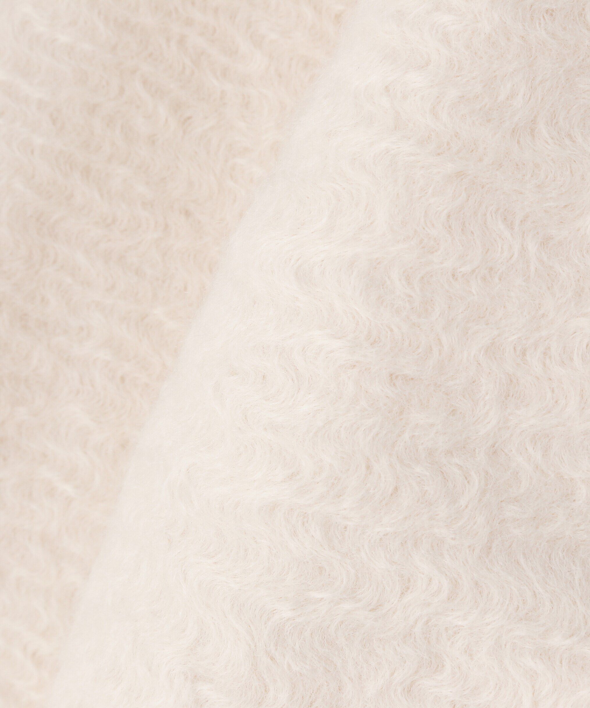  「ノーカラーウェーブシャギーブルゾン　24AW」|ブルゾン・スタジャン|