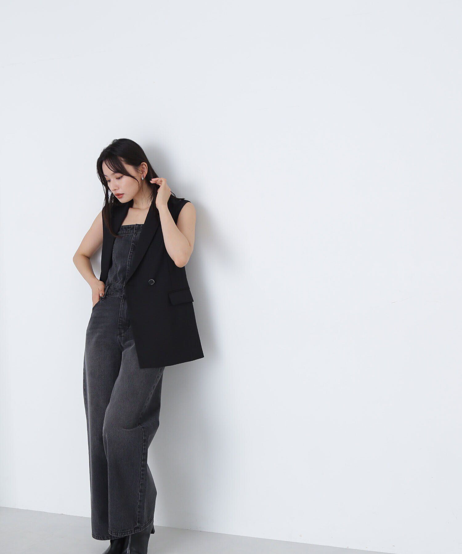  「＜クリアツイルセットアップシリーズ＞テーラードジレ」|ブルゾン・スタジャン|