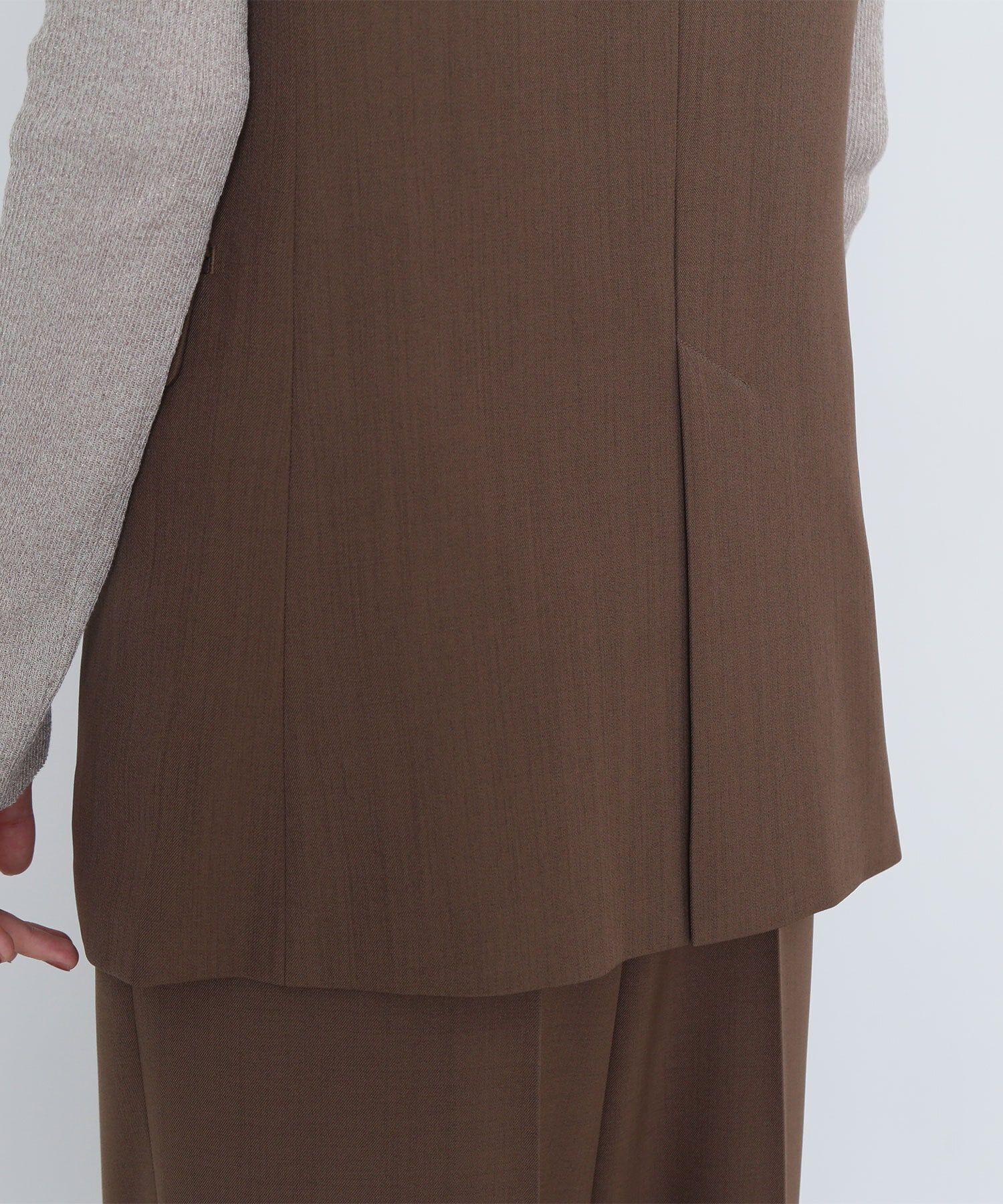  「＜クリアツイルセットアップシリーズ＞テーラードジレ」|ブルゾン・スタジャン|