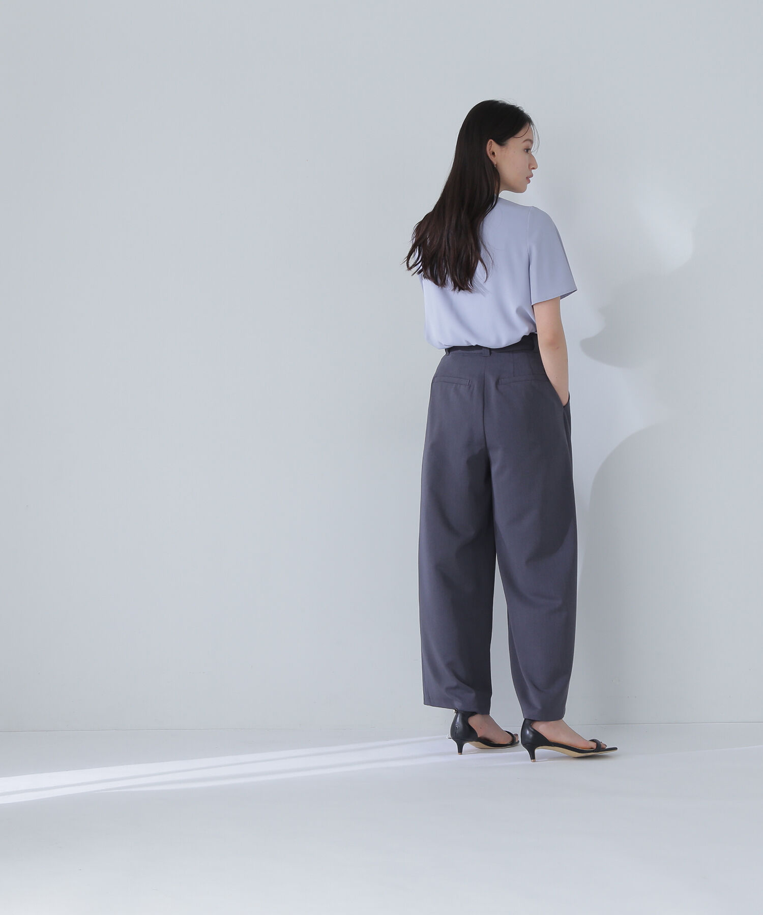  「フロントタックフレアスリーブブラウス」|シャツ・ブラウス|