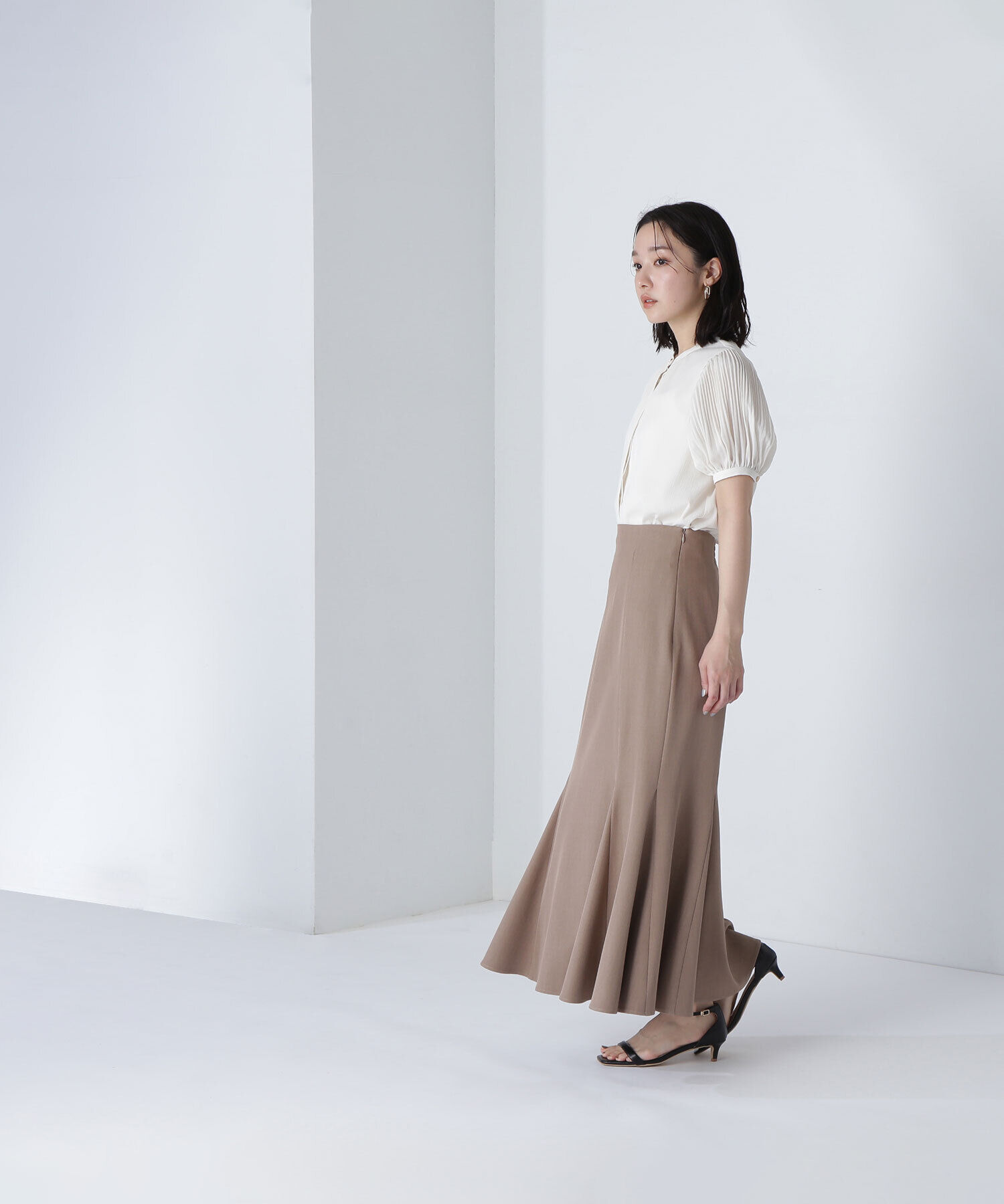  「メタルポイント楊柳ブラウス」|シャツ・ブラウス|