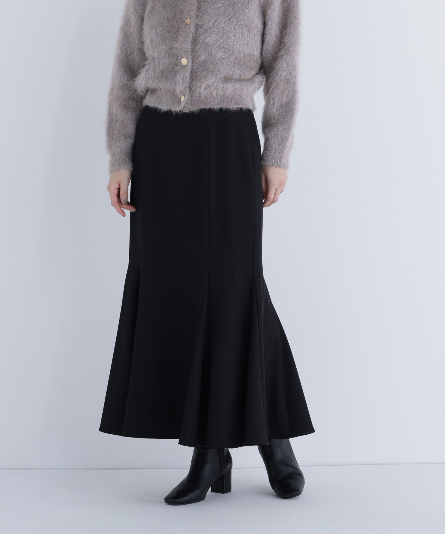  「ヘム切替マーメイドスカート」|スカート|