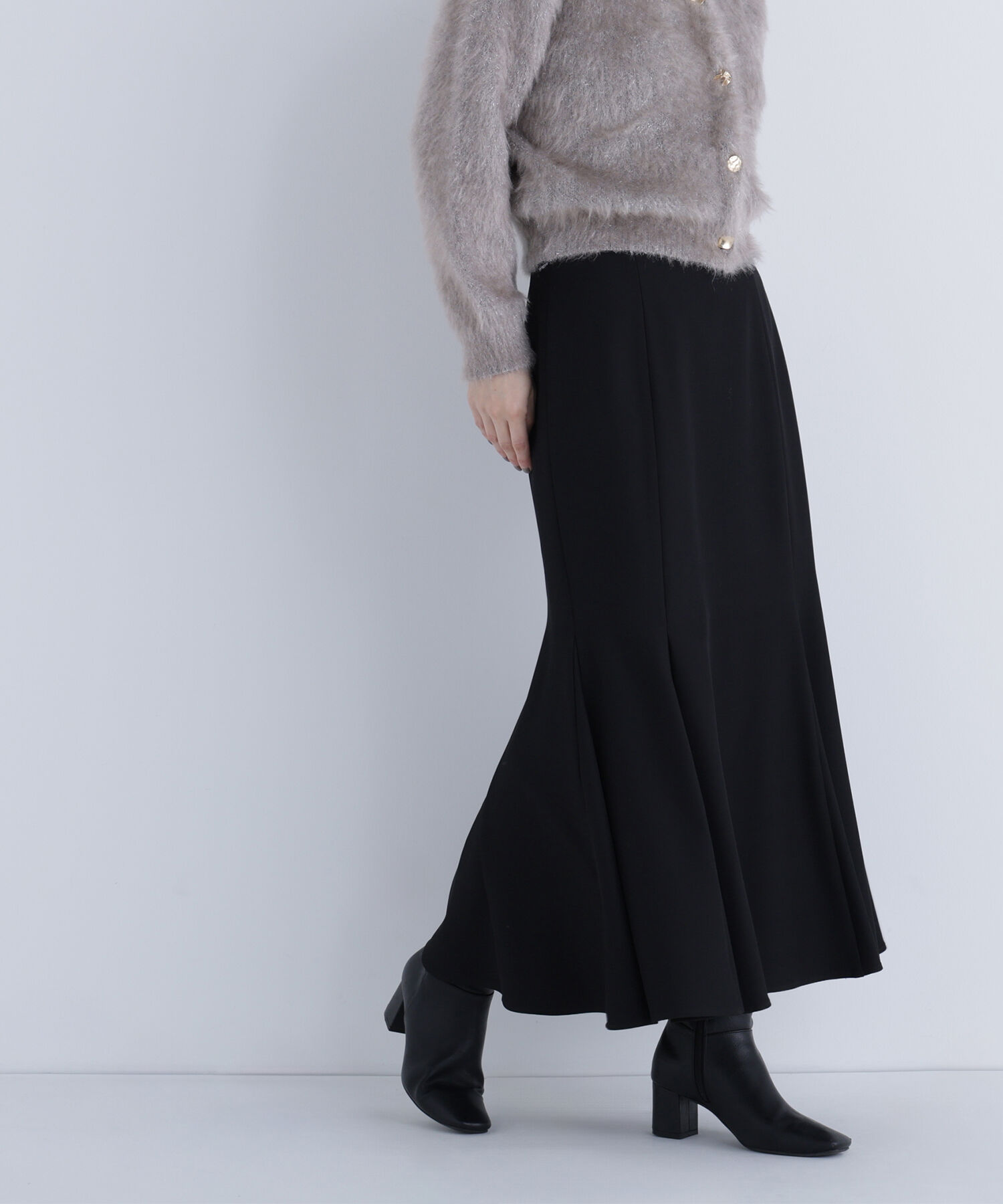  「ヘム切替マーメイドスカート」|スカート|